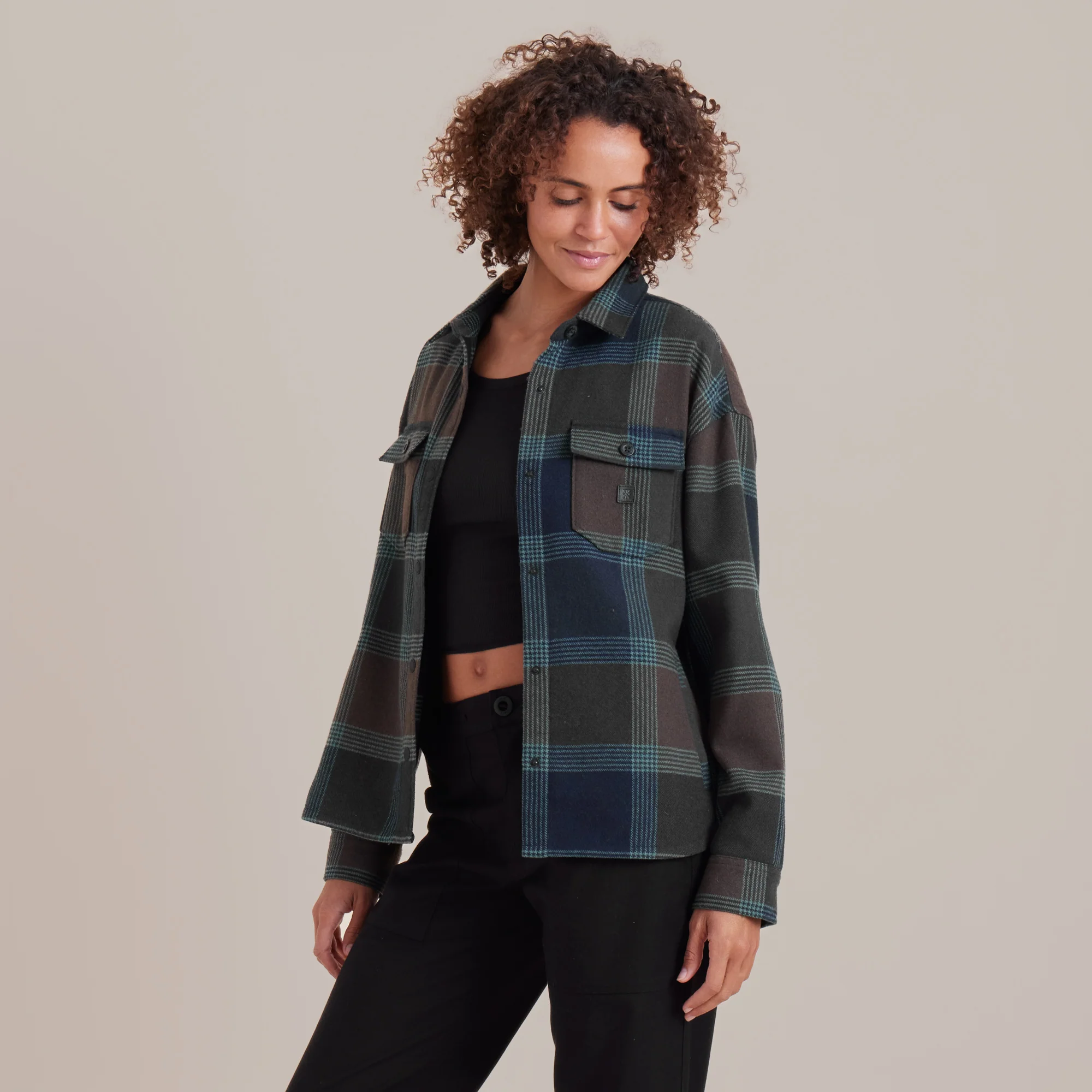Amberley Flannel - Deep Navy - Image 3