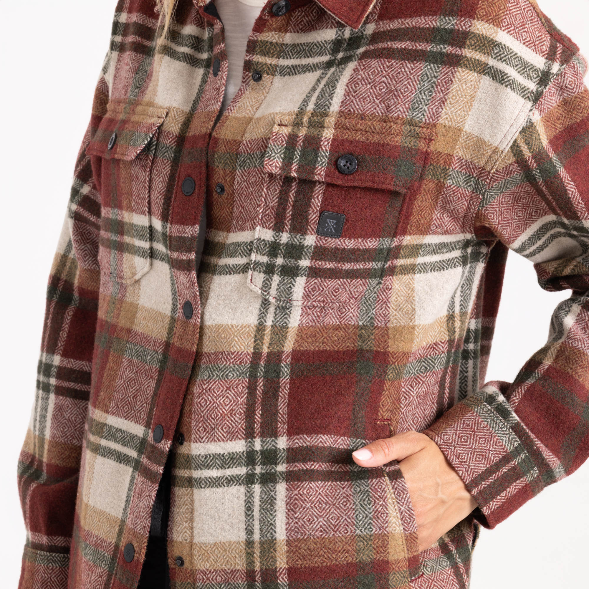 Amberley Flannel - Sangria - Image 4