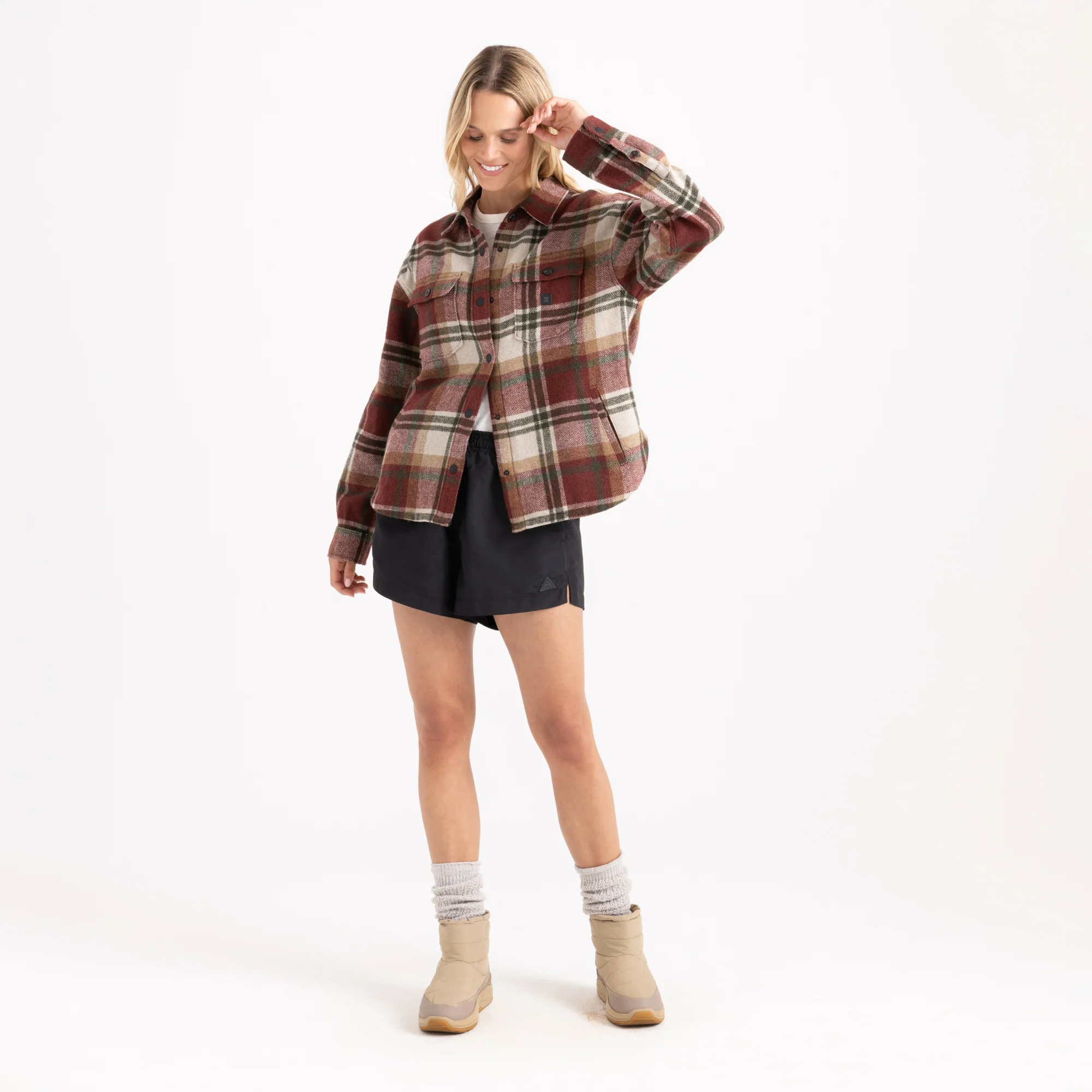 Amberley Flannel - Sangria - Image 5