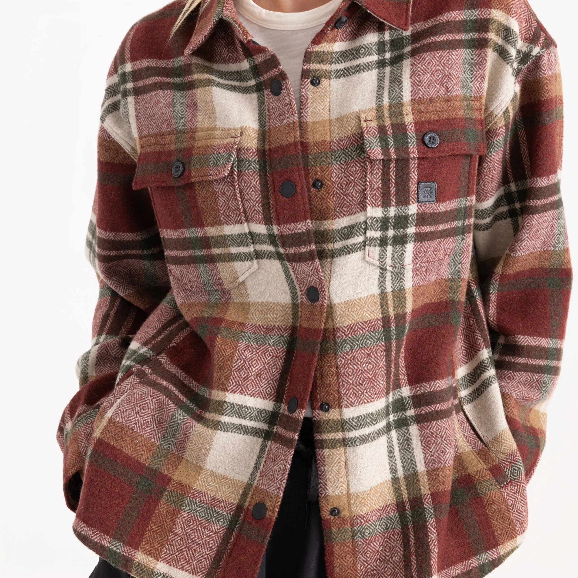 Amberley Flannel - Sangria - Image 7