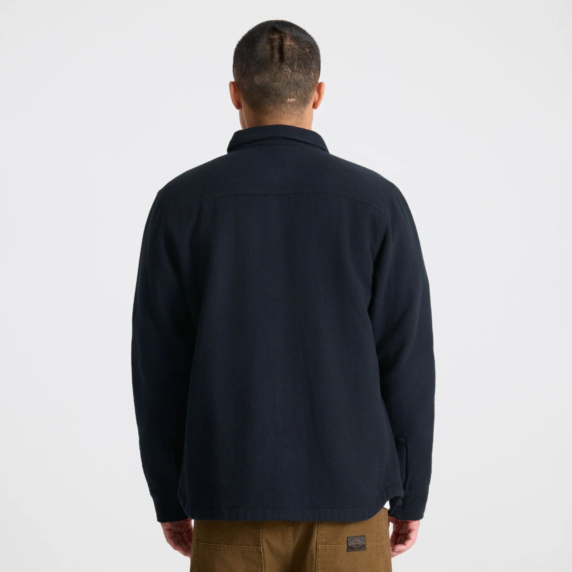 Backwoods Overshirt Jacket - Black - Image 4