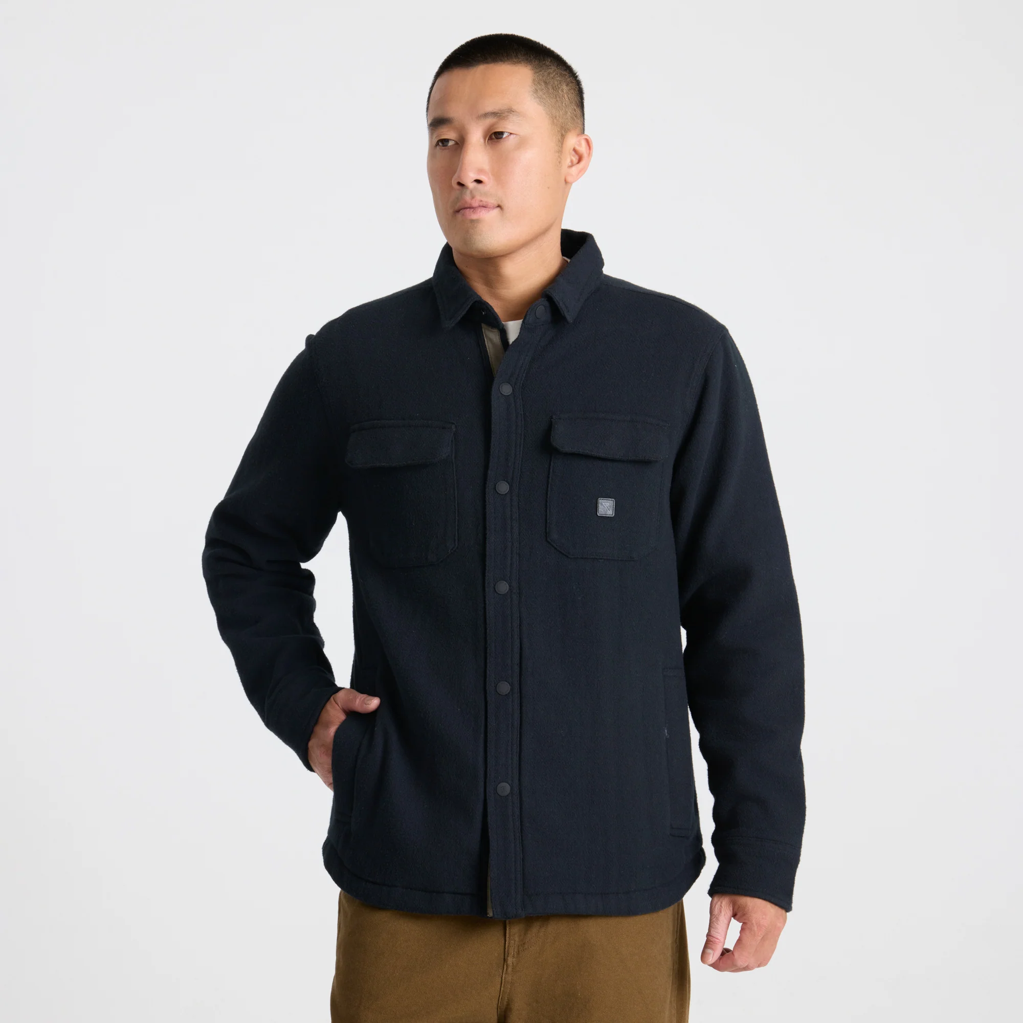 Backwoods Overshirt Jacket - Black - Image 5