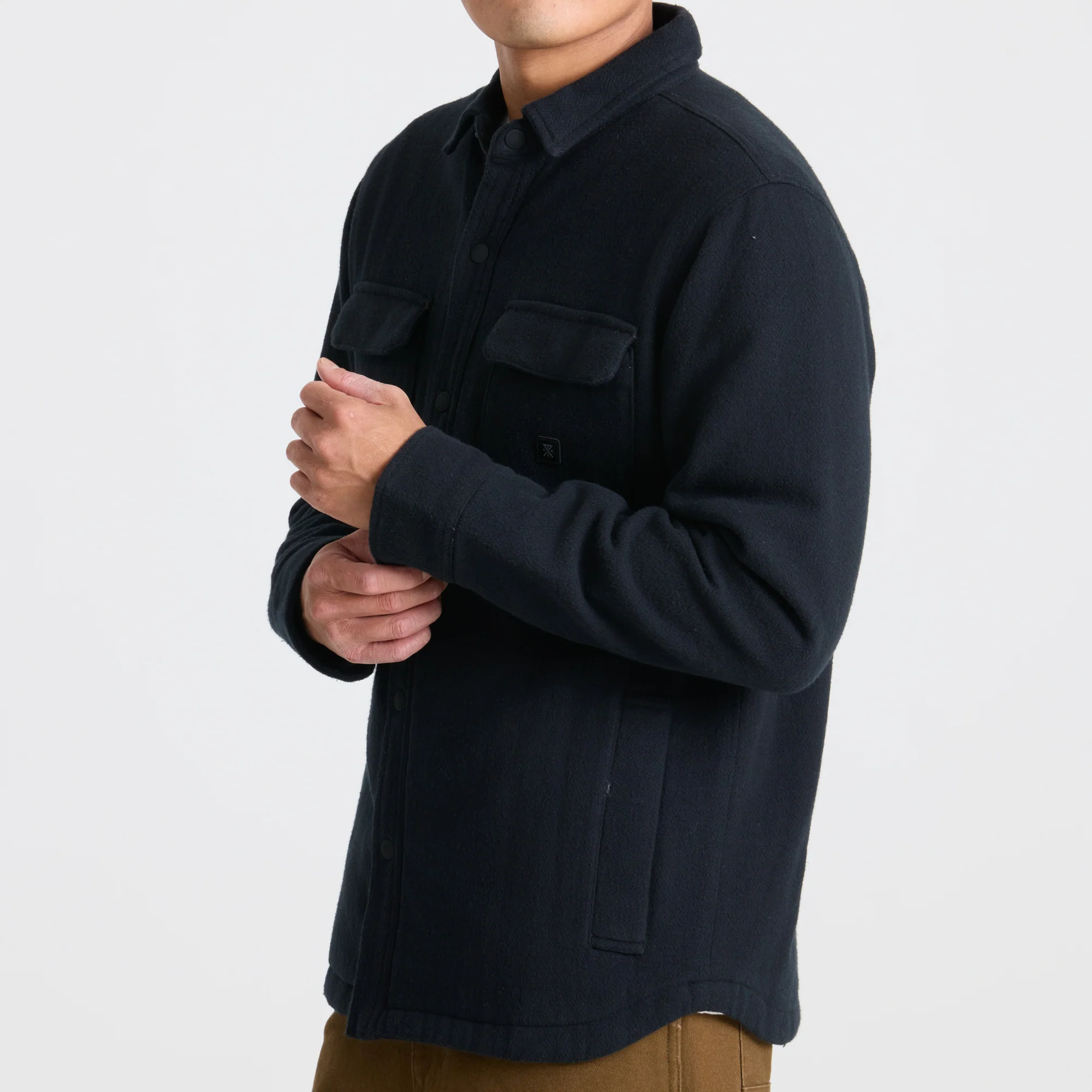 Backwoods Overshirt Jacket - Black - Image 6