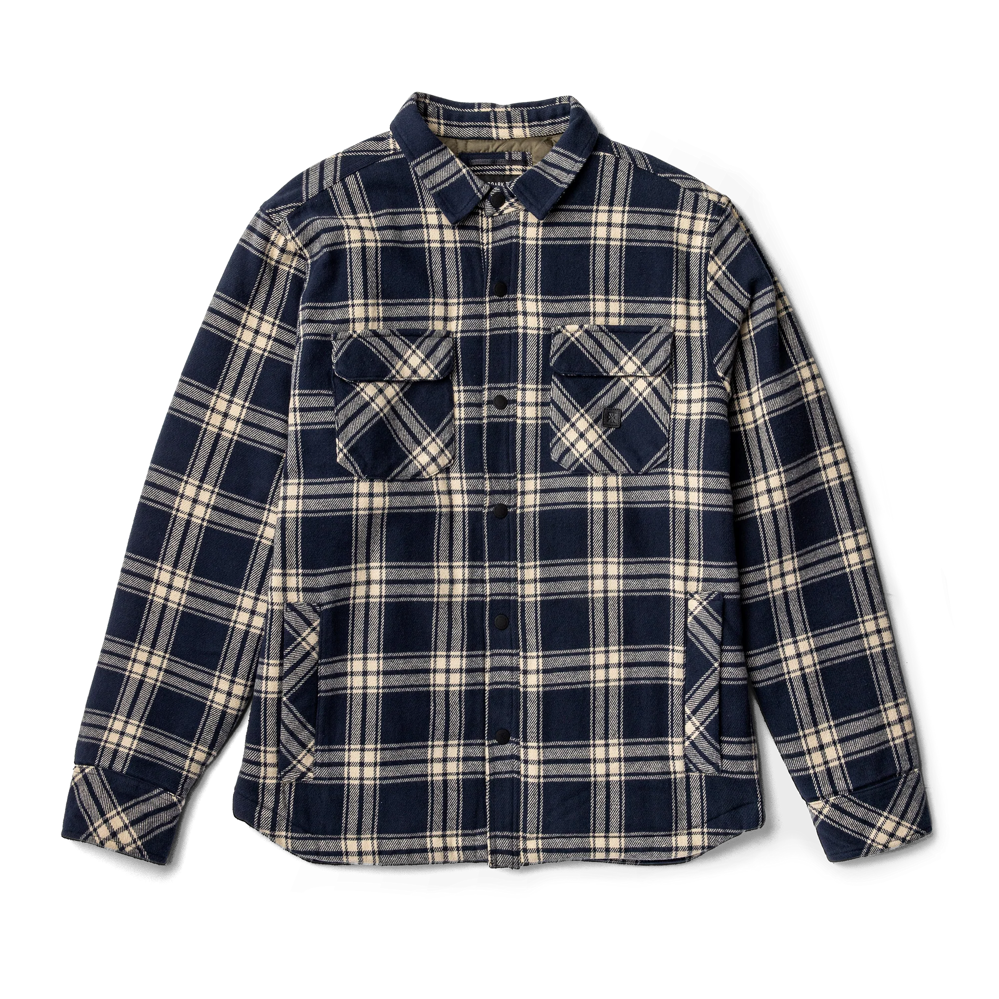Backwoods Overshirt Jacket Flannel - Navy