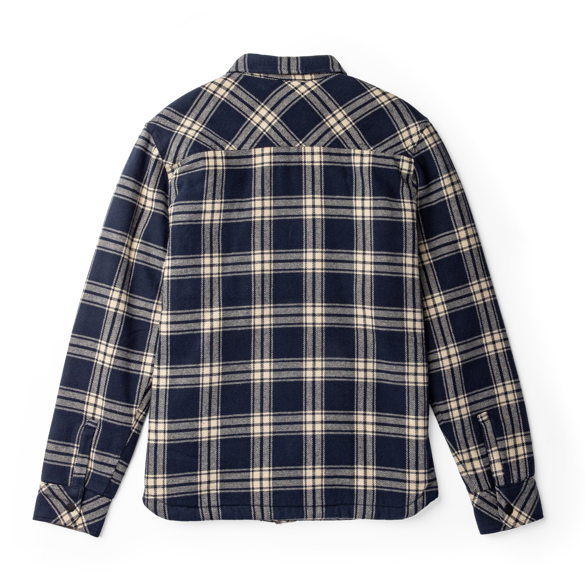 Backwoods Overshirt Jacket Flannel - Navy - Image 10