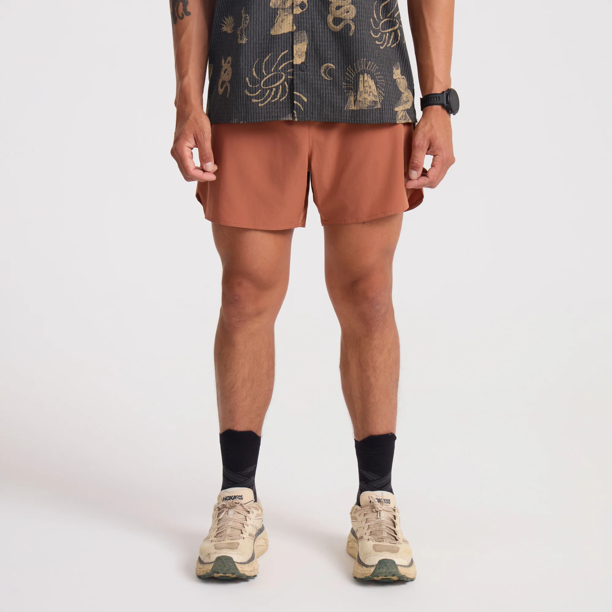 Baja 5" Shorts - Burnt Orange - Image 2