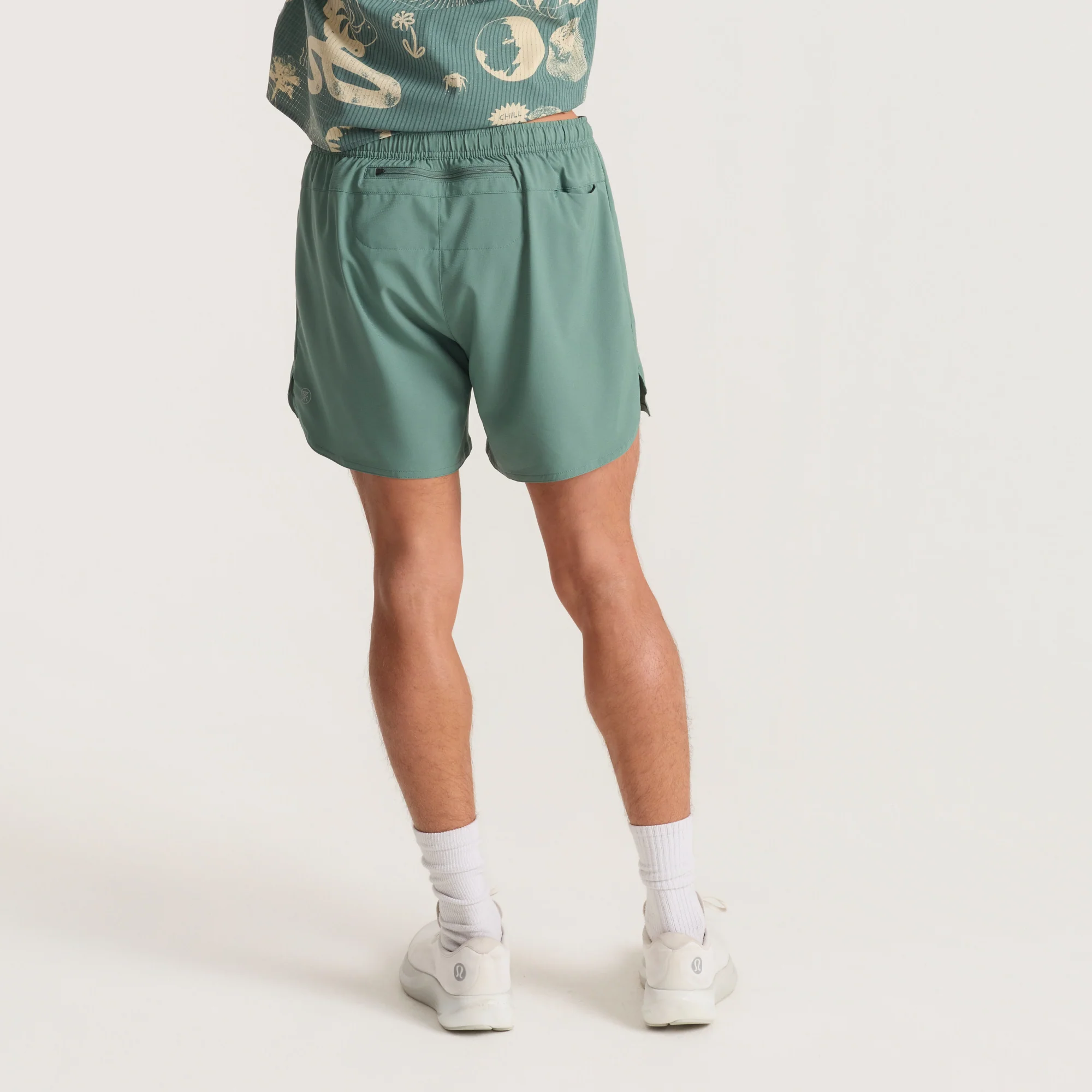 Baja 5" Shorts - Slate Green - Image 3