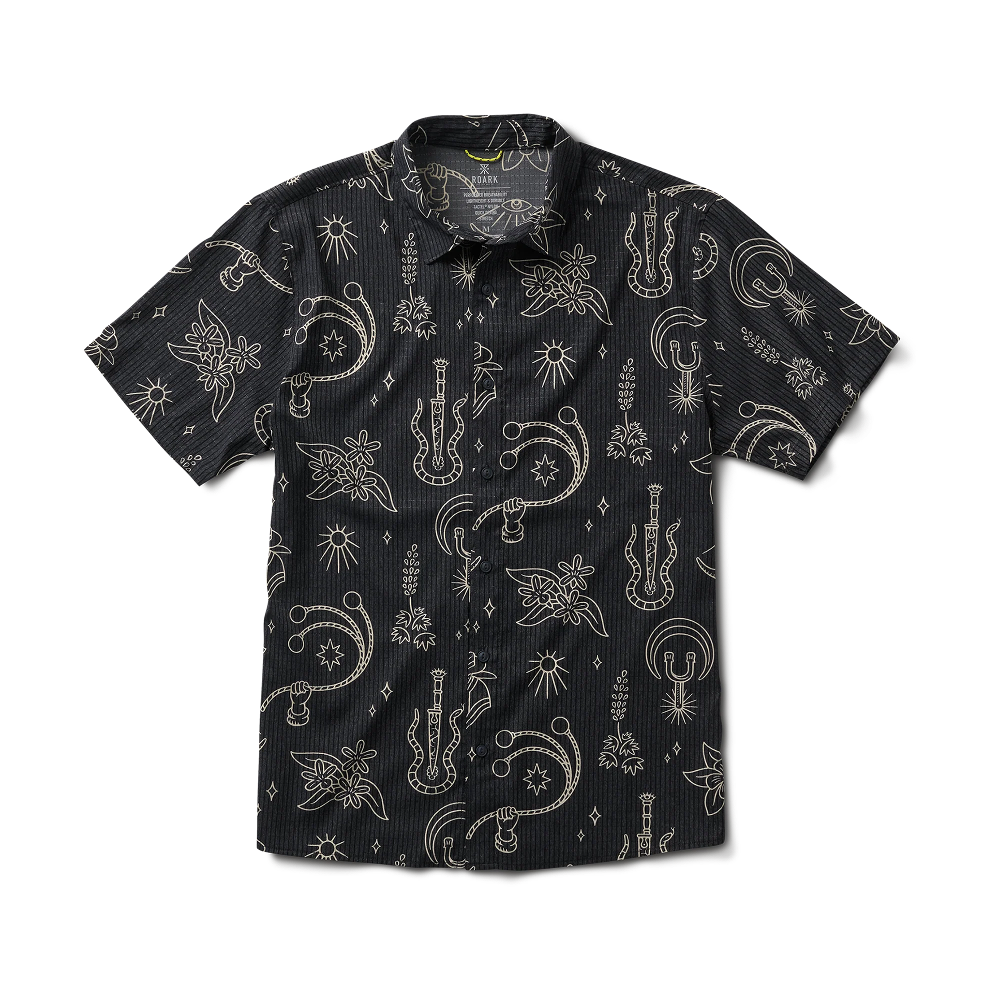 Bless Up Breathable Stretch Shirt - Black