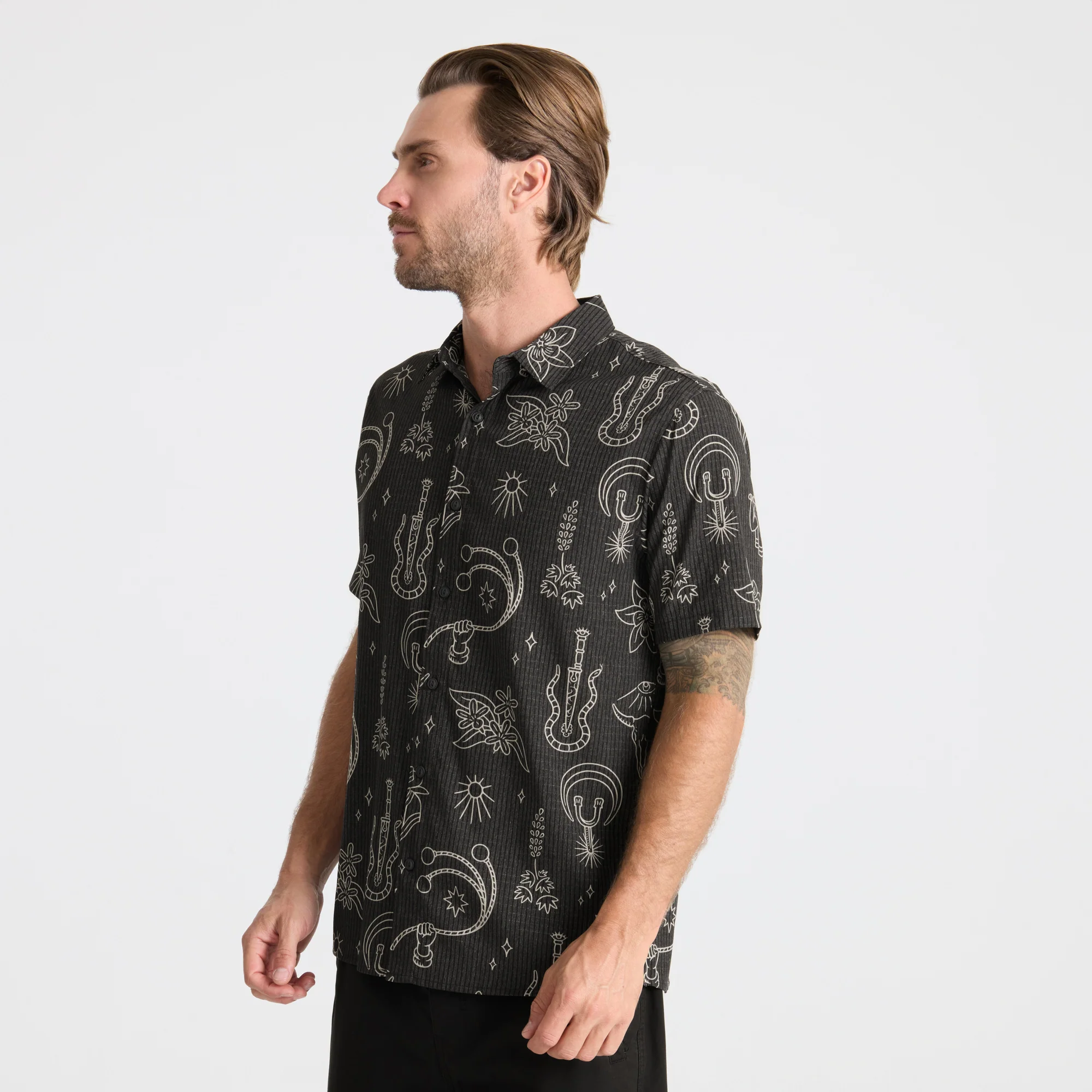 Bless Up Breathable Stretch Shirt - Black - Image 4