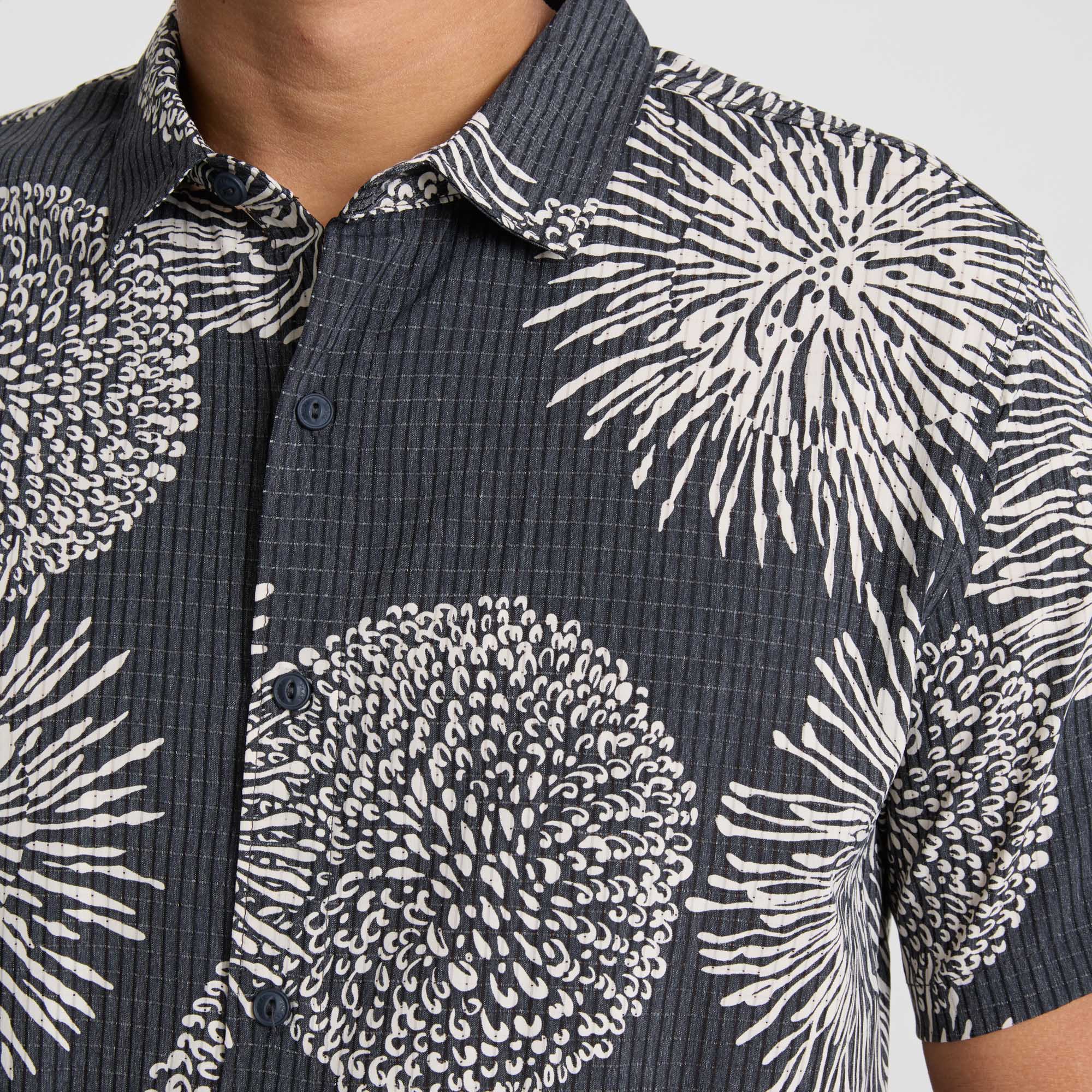Bless Up Breathable Stretch Shirt - Black Floral - Image 5