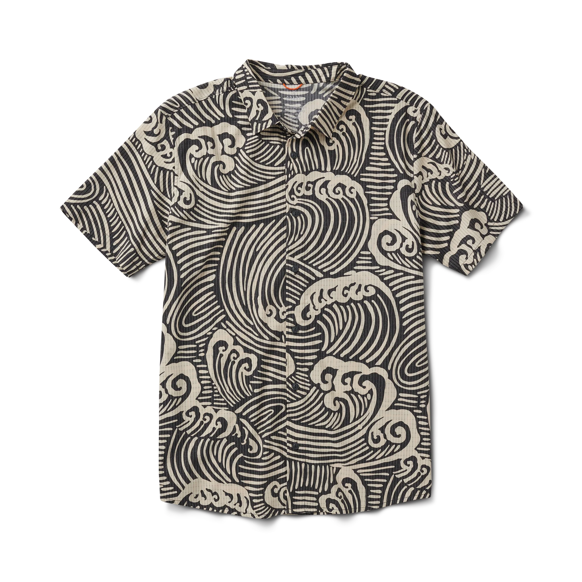 Bless Up Breathable Stretch Shirt - Black Wave