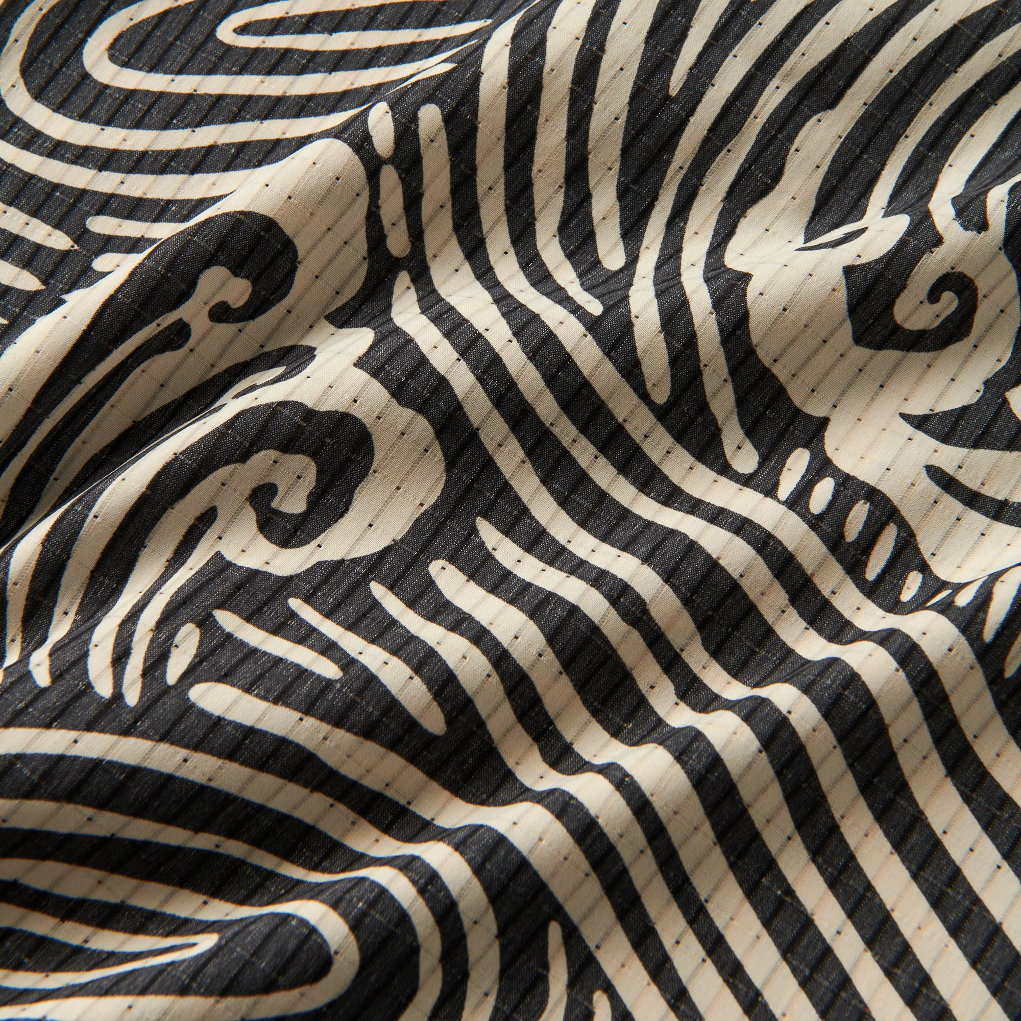 Bless Up Breathable Stretch Shirt - Black Wave - Image 4