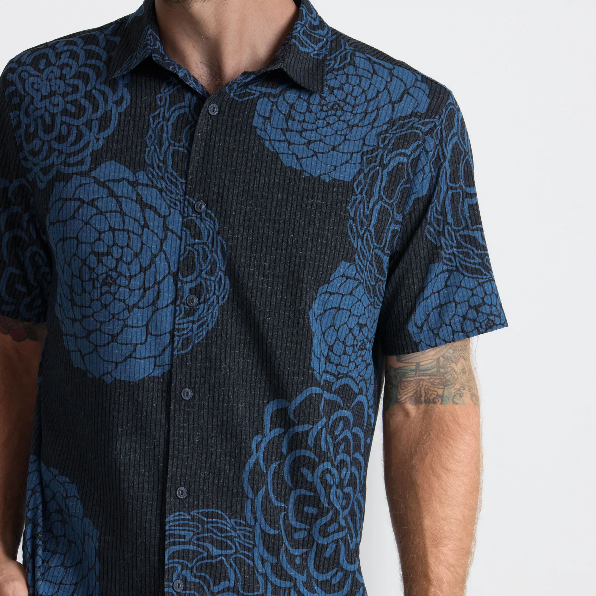 Bless Up Breathable Stretch Shirt - Dark Navy - Image 3