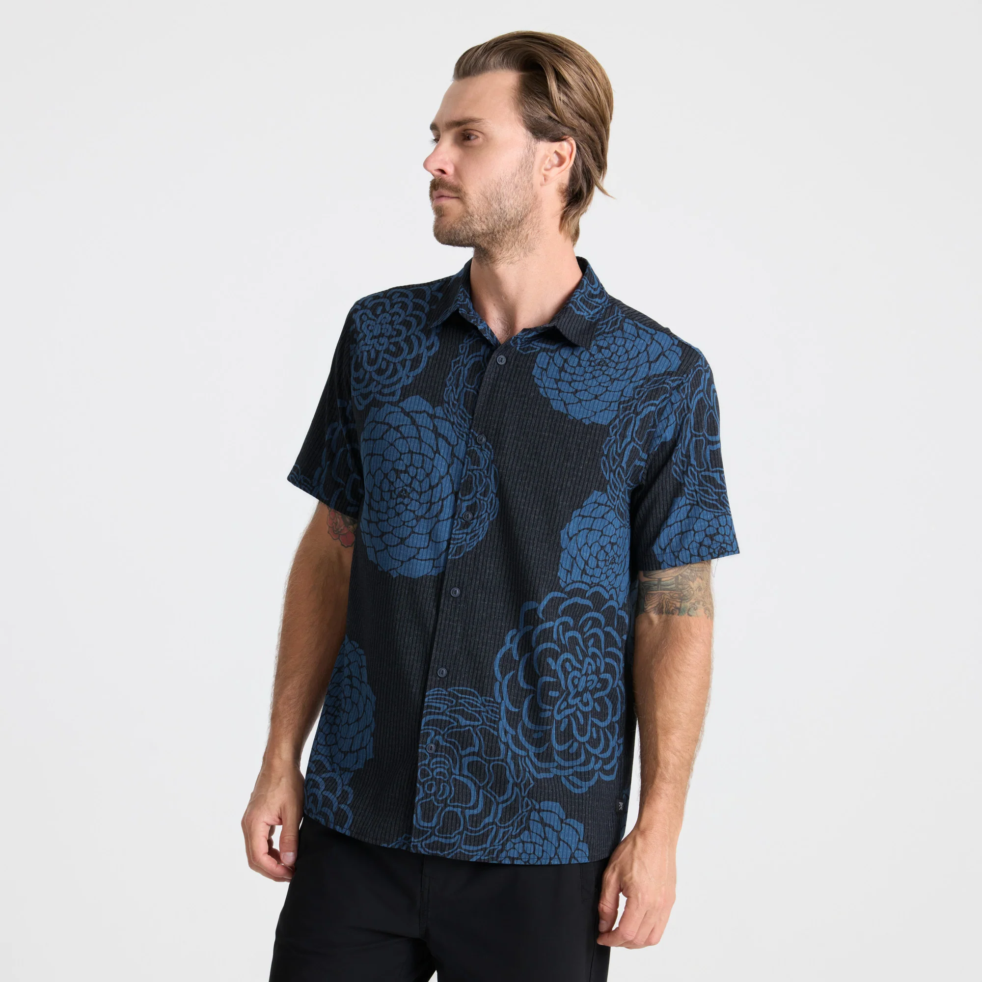 Bless Up Breathable Stretch Shirt - Dark Navy - Image 7