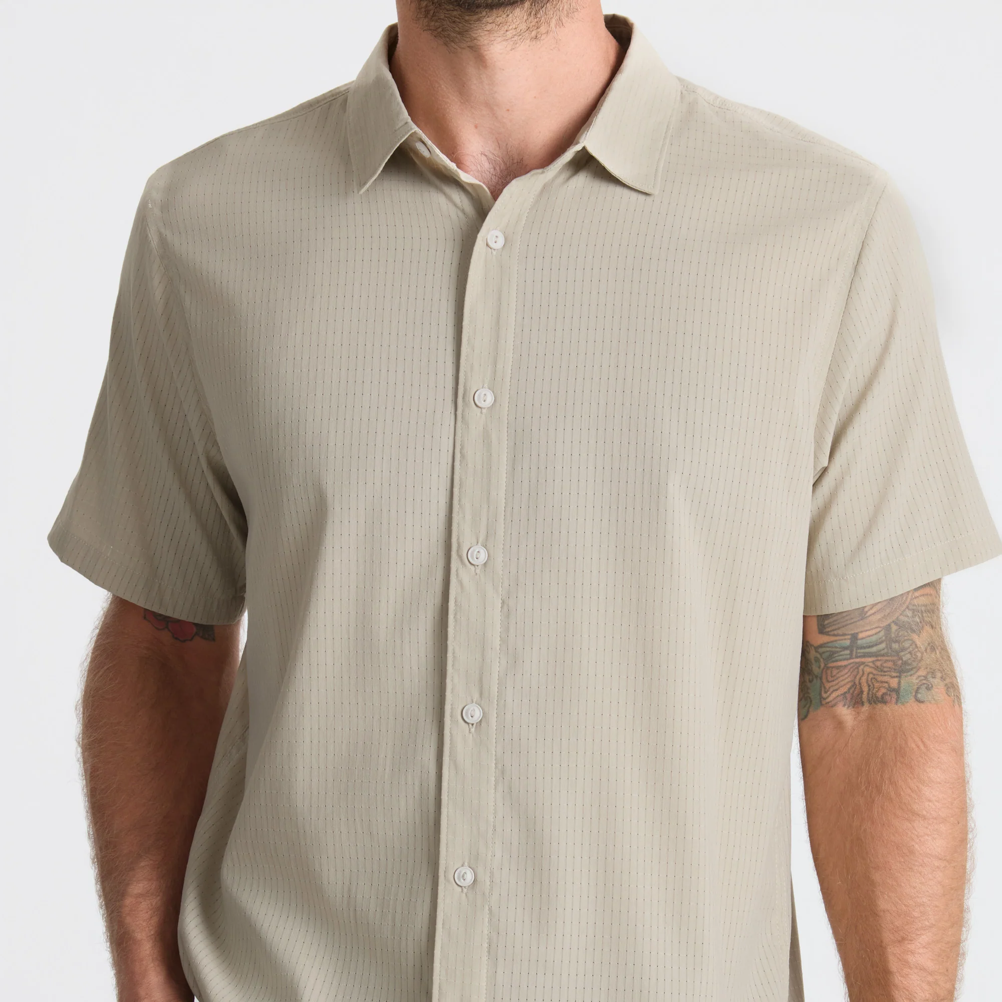 Bless Up Breathable Stretch Shirt - Fossil - Image 4