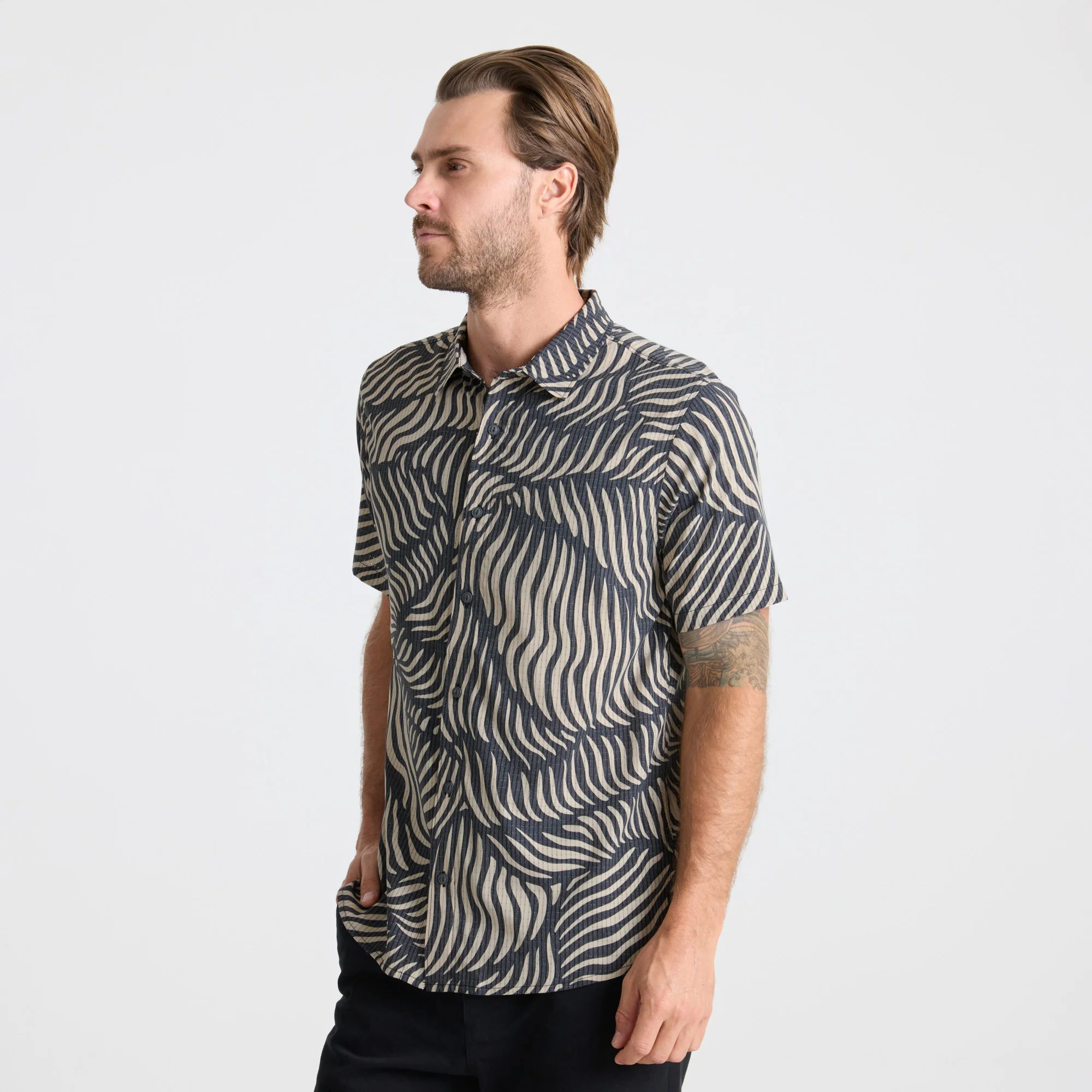 Bless Up Breathable Stretch Shirt - Grey - Image 4