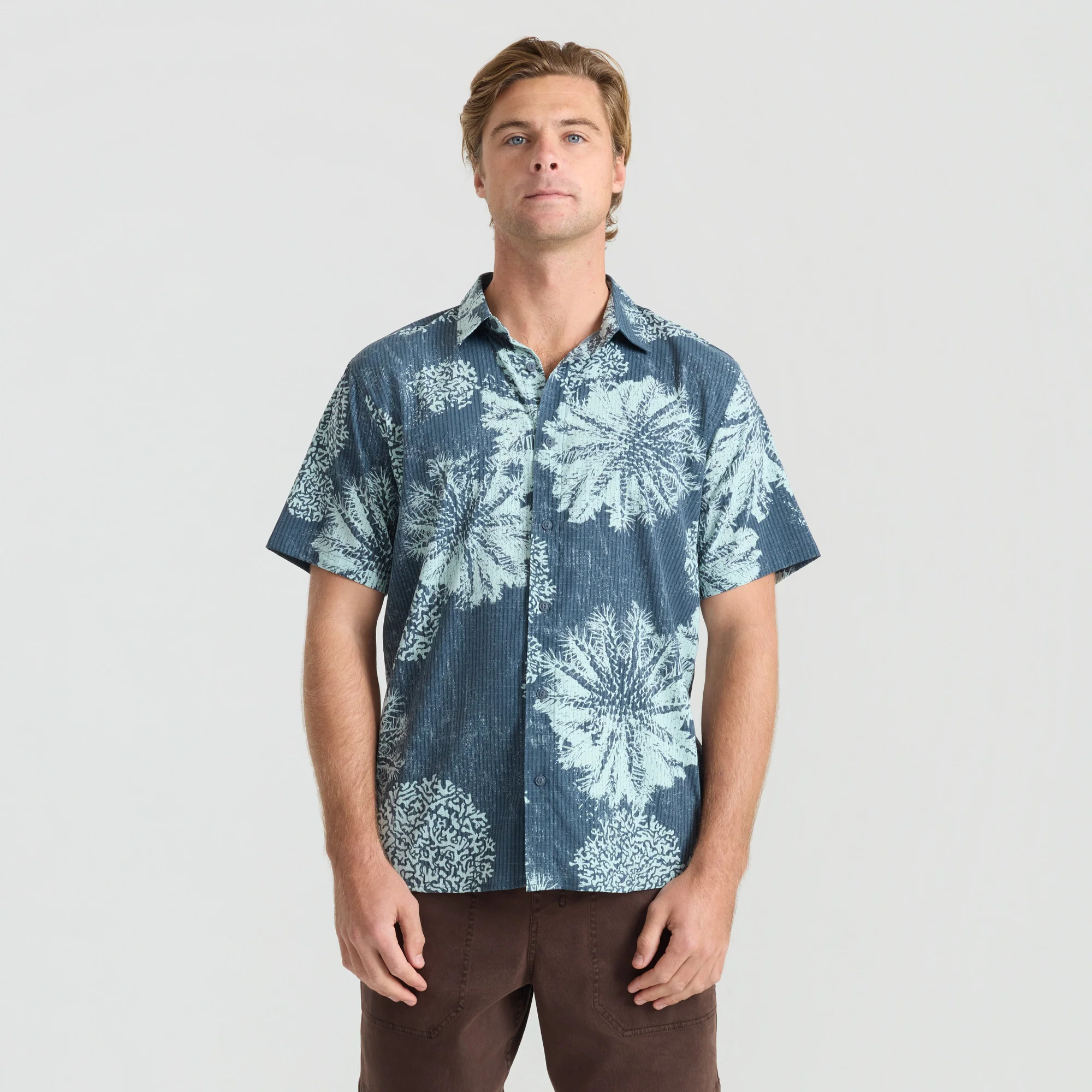 Bless Up Breathable Stretch Shirt - Navy Pukpulko - Image 5