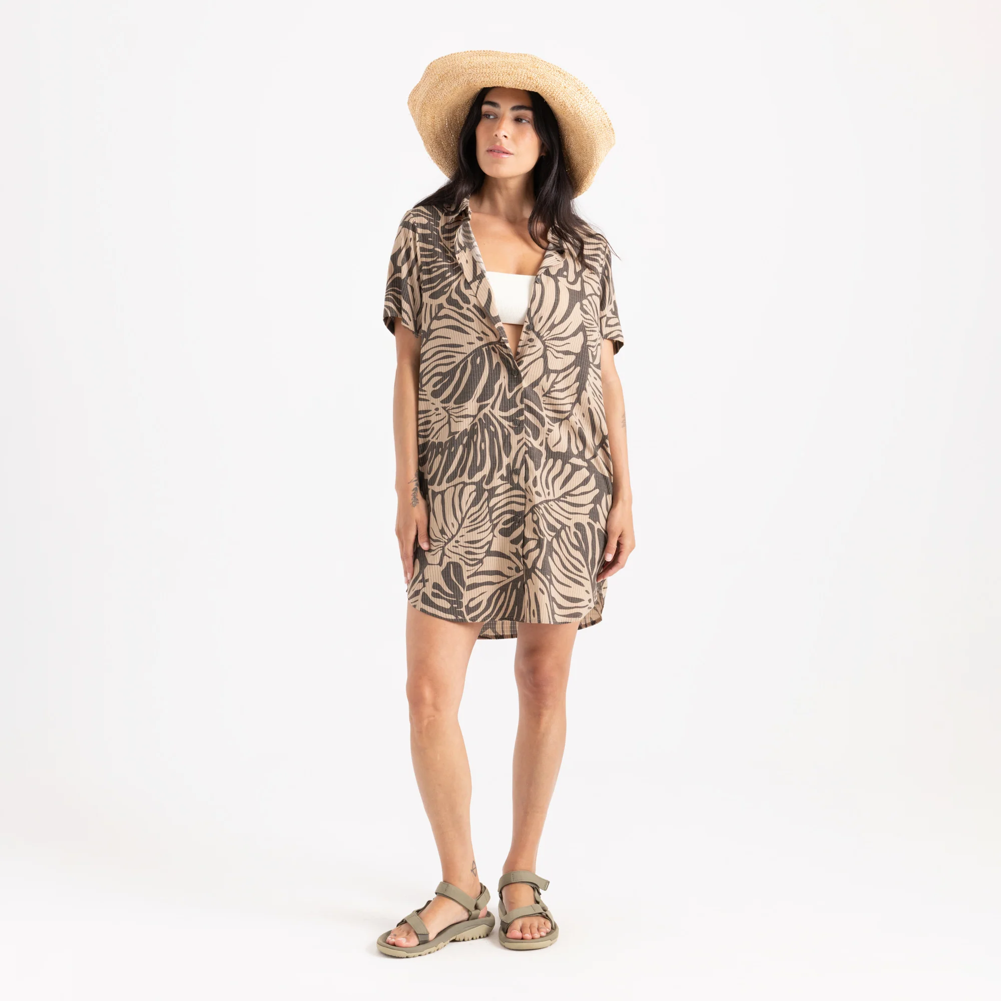 Bless Up Dress - Khaki