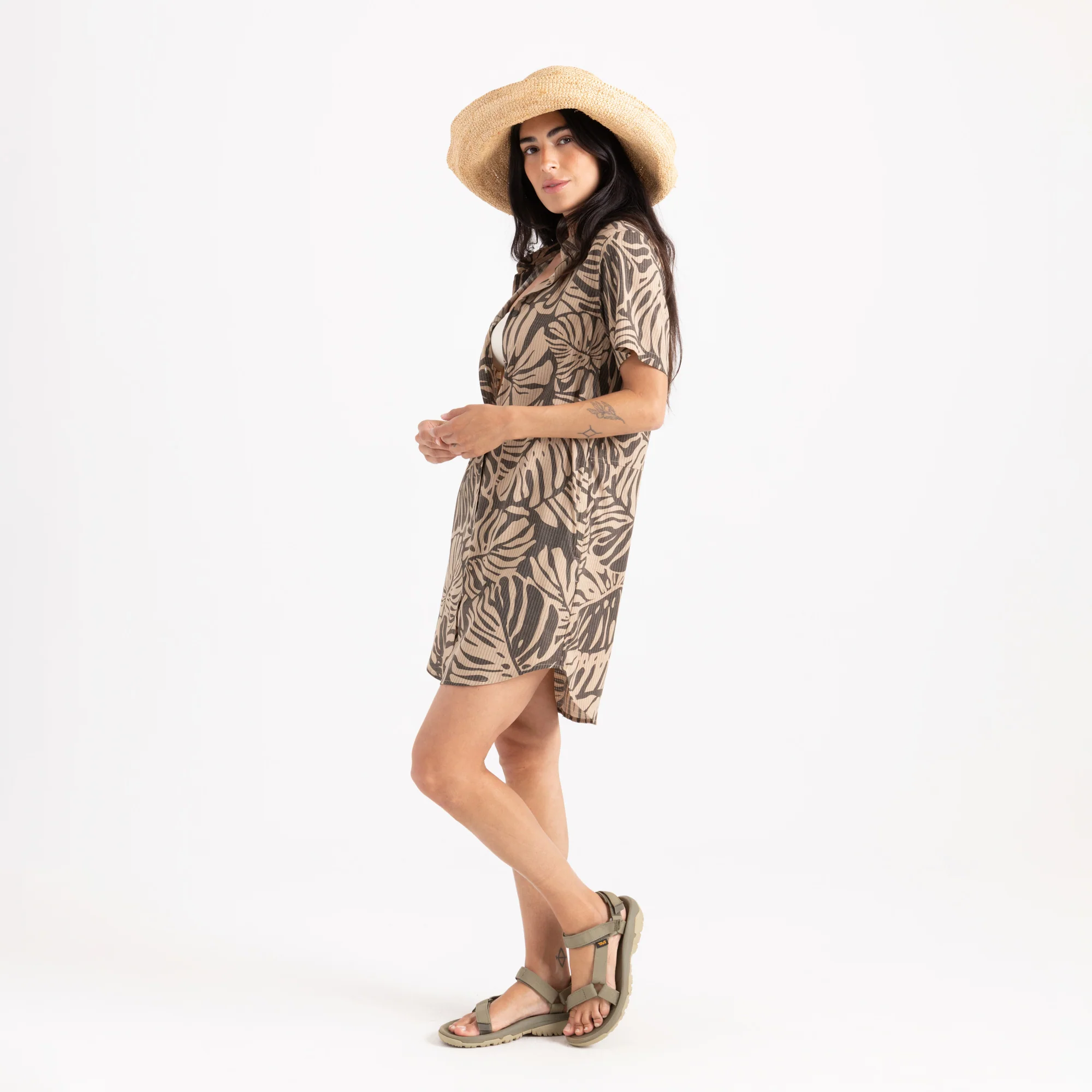 Bless Up Dress - Khaki - Image 2