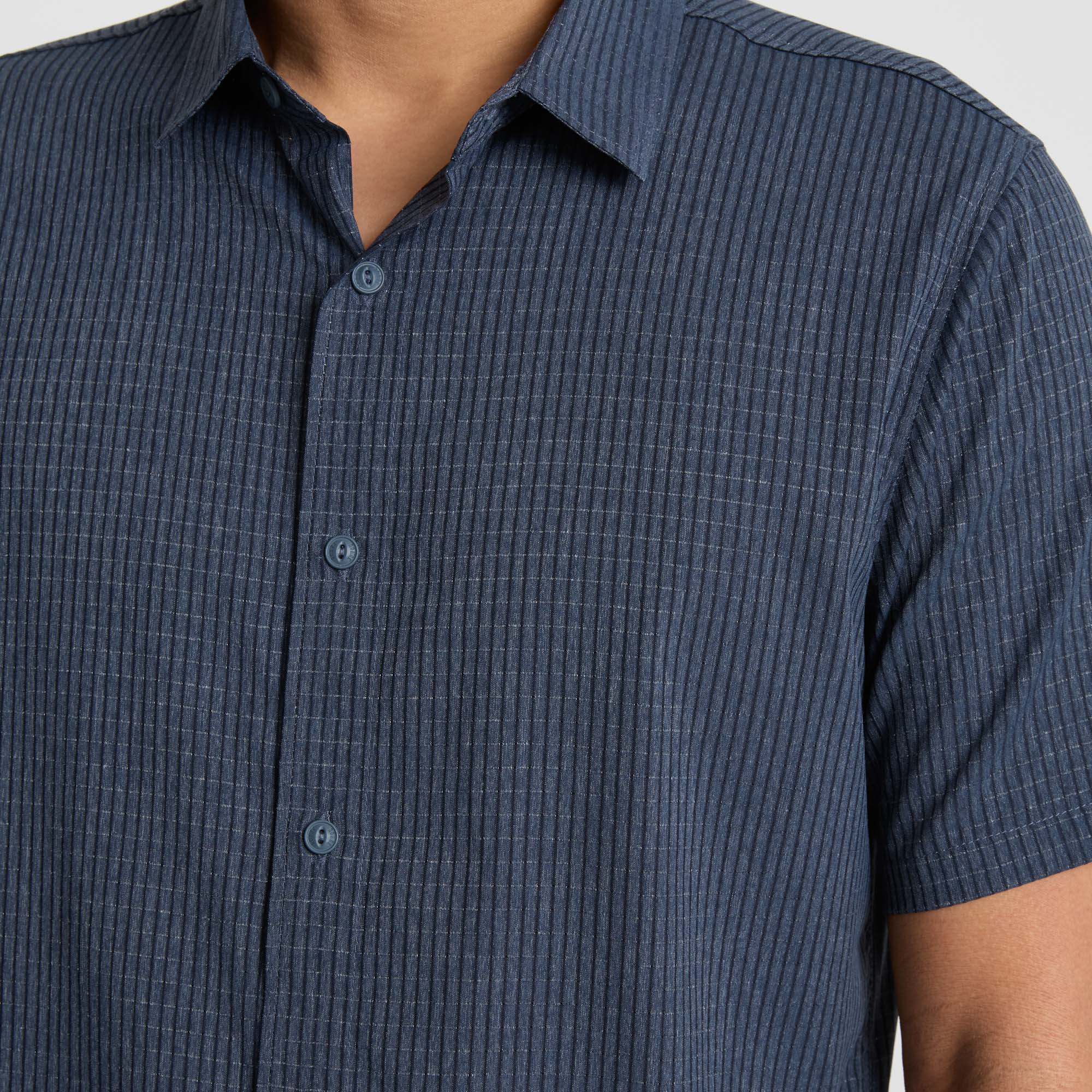 Bless Up Breathable Stretch Shirt - Navy - Image 5