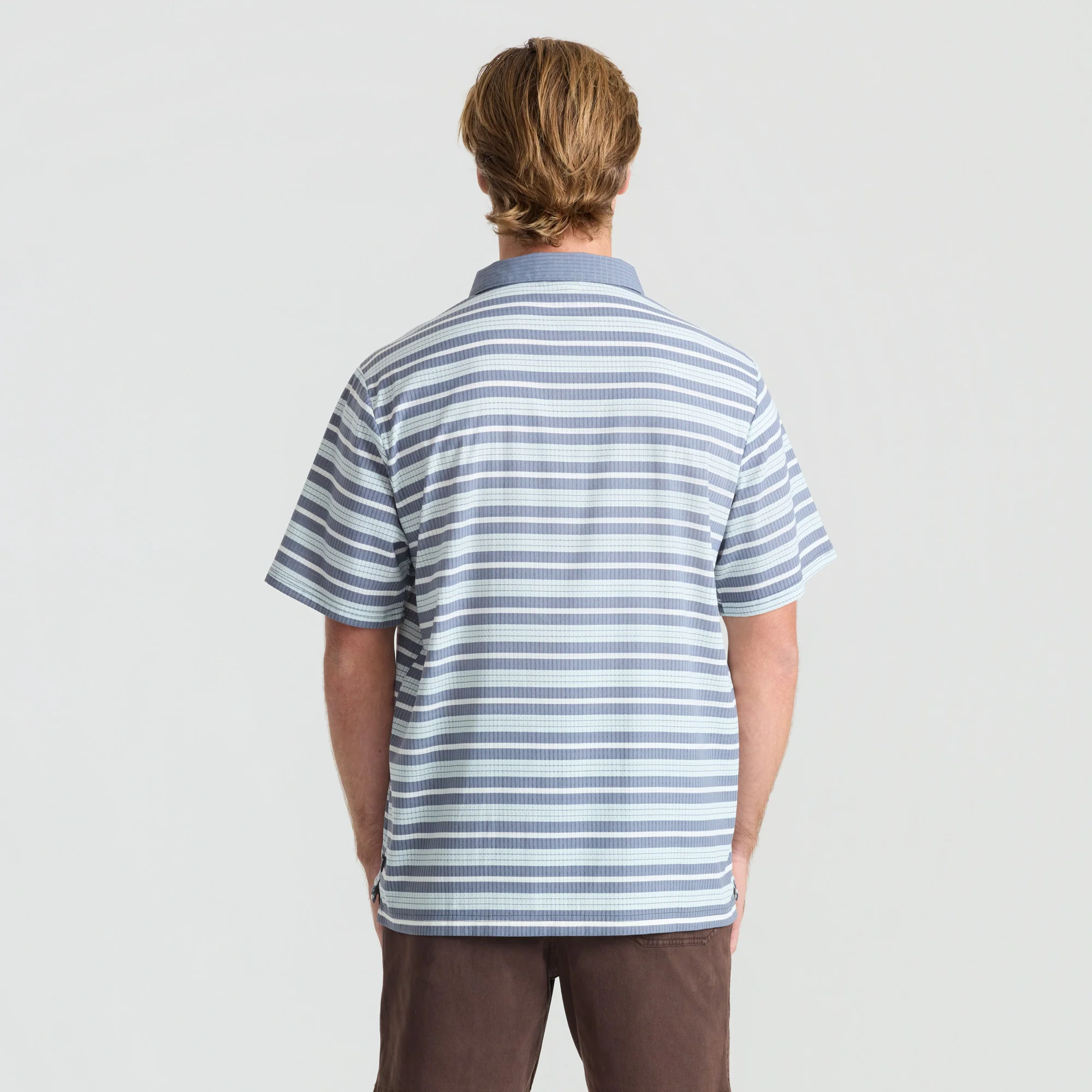 Bless Up Polo Button Up Shirt - Neptune - Image 4