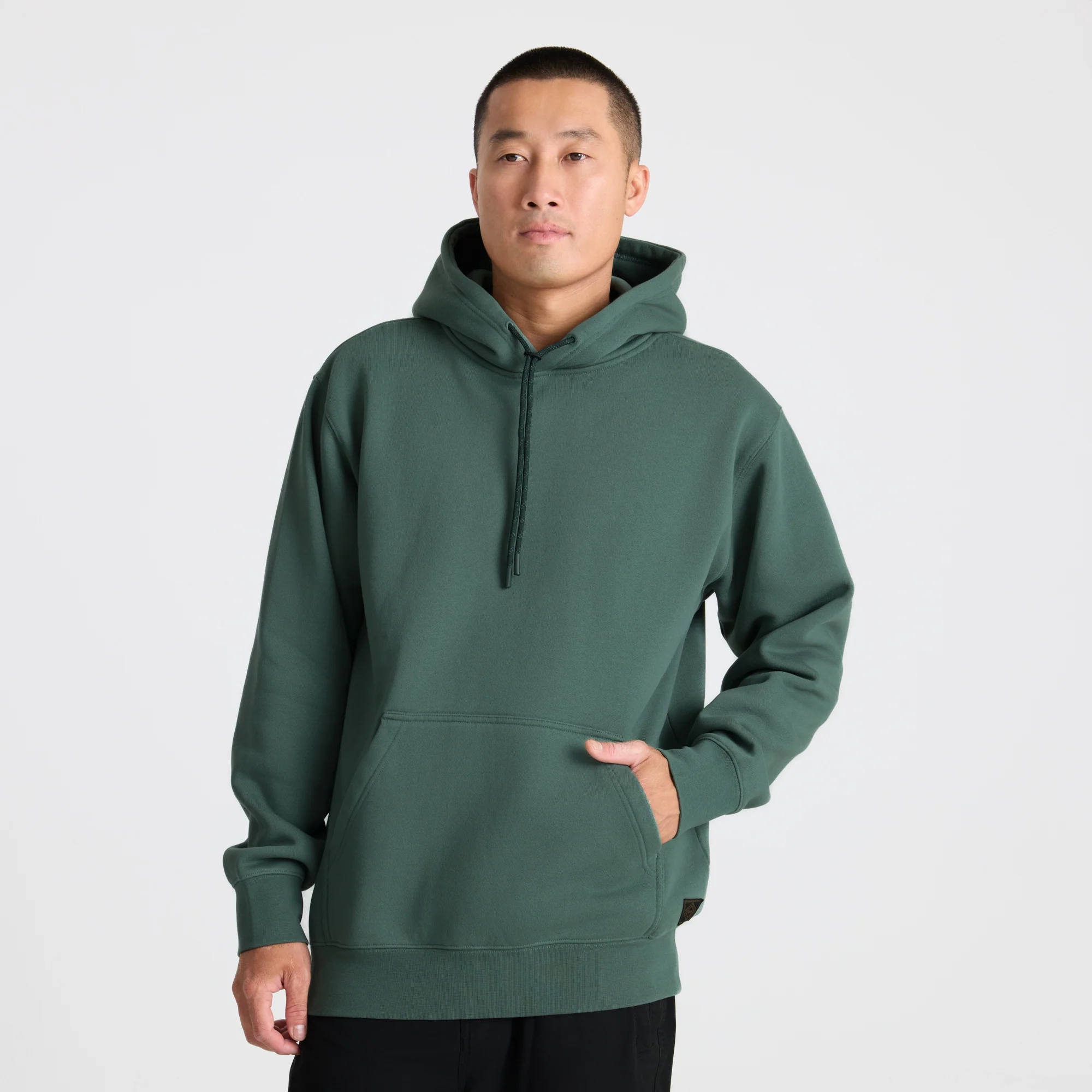 Bolo Fleece Hoodie - Slate Green - Image 3