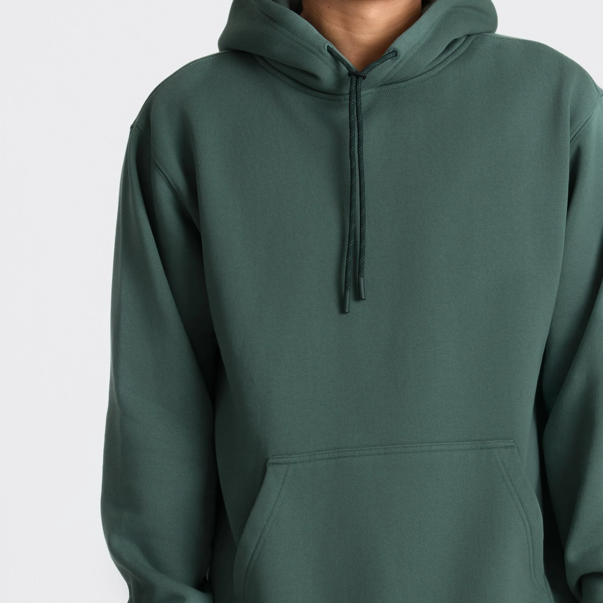 Bolo Fleece Hoodie - Slate Green - Image 5