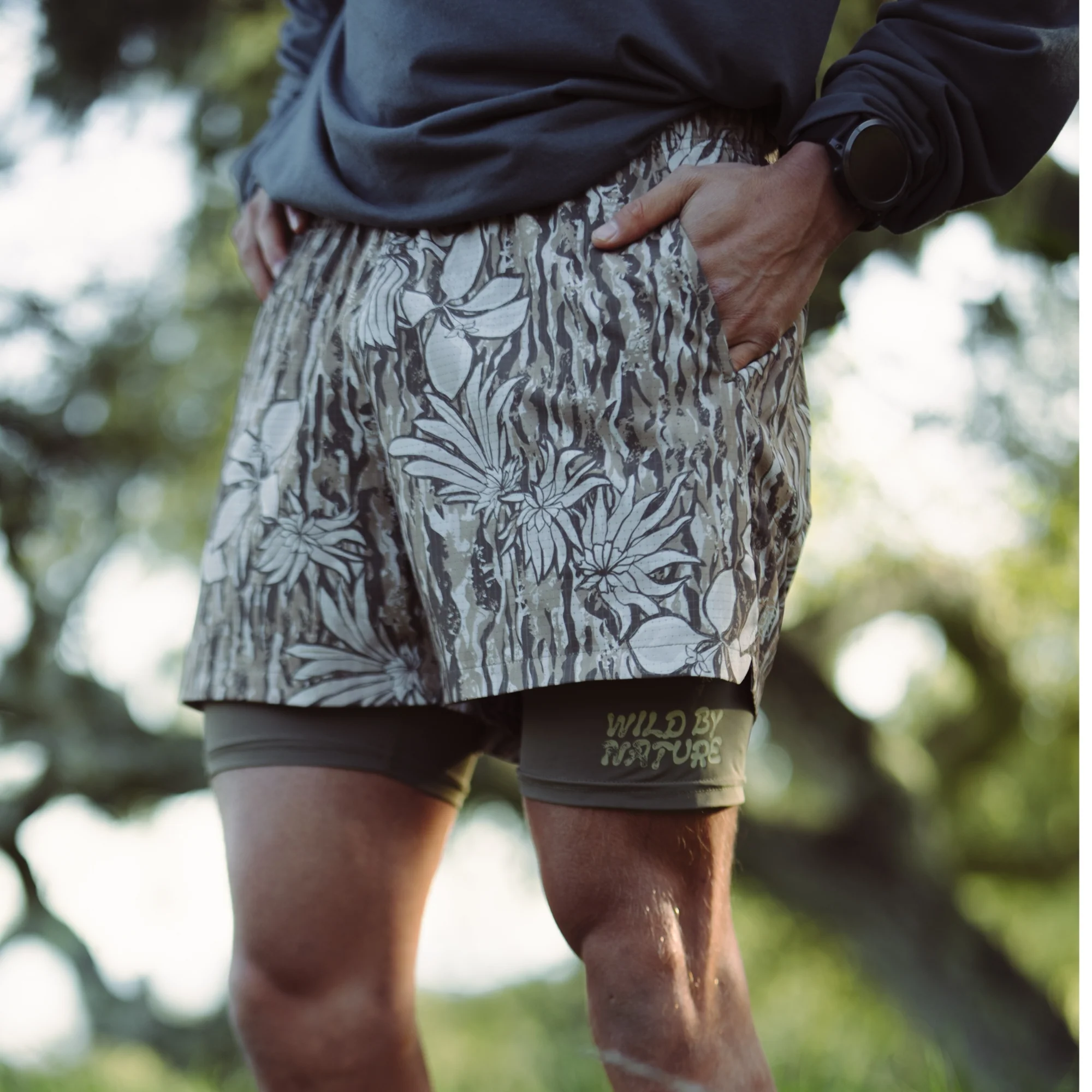 Bommer 3.5" Shorts - Khaki - Image 3