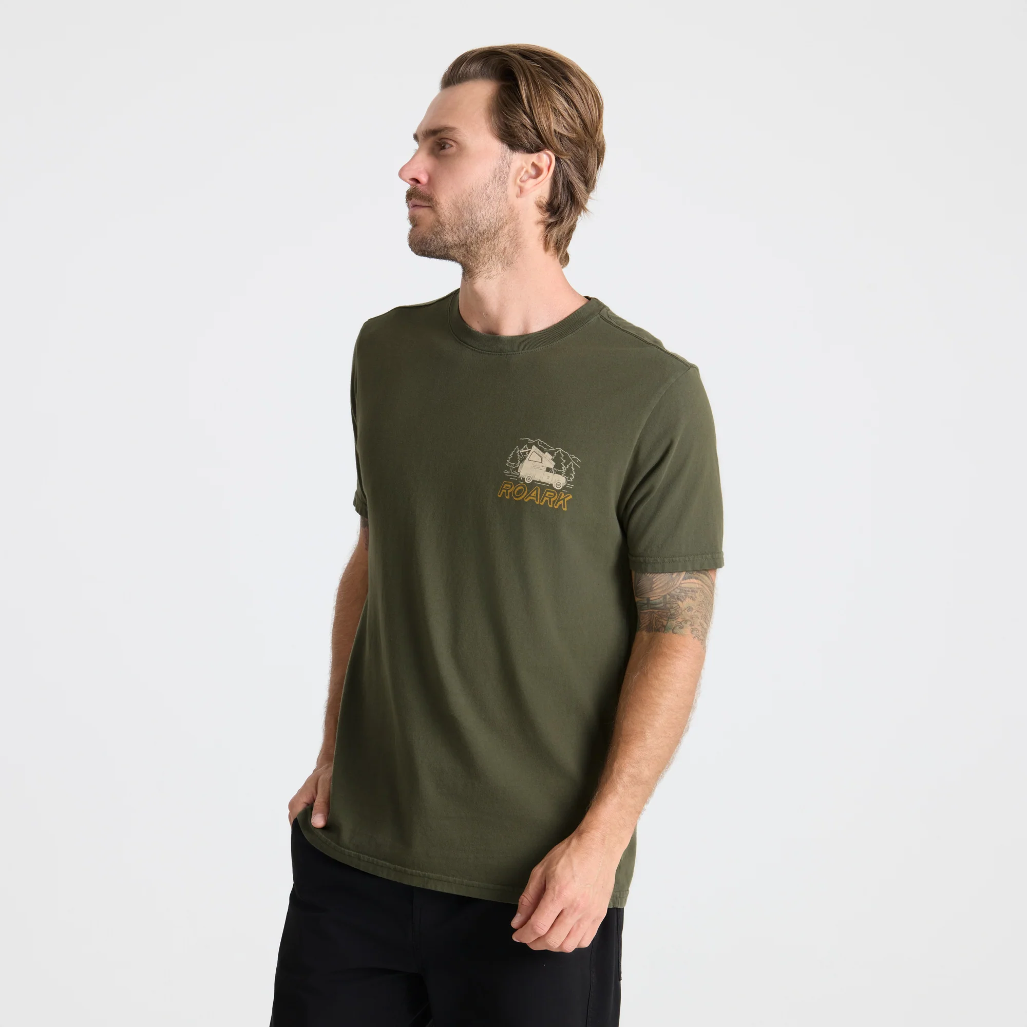 Camper Premium Tee - Military - Image 3