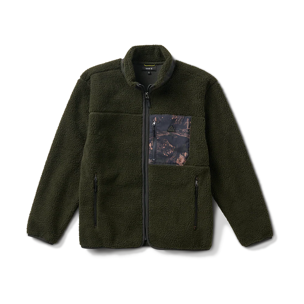 Campover Fleece Zip Jacket - Dark Military
