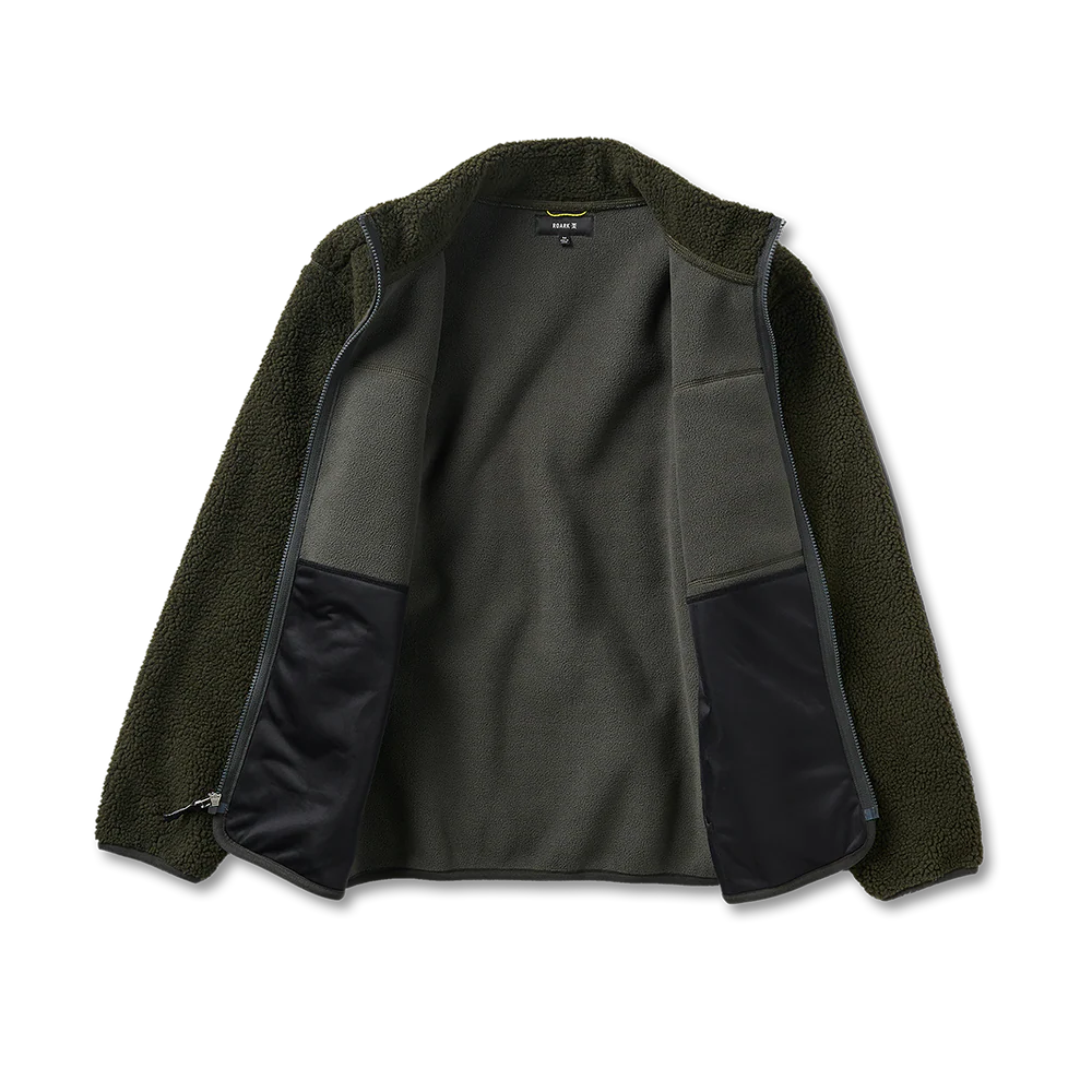 Campover Fleece Zip Jacket - Dark Military - Image 8