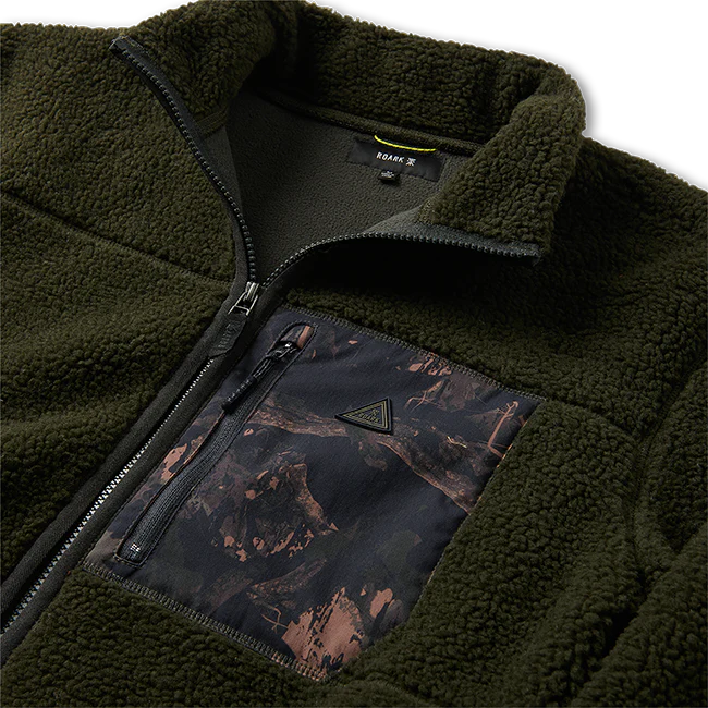 Campover Fleece Zip Jacket - Dark Military - Image 9