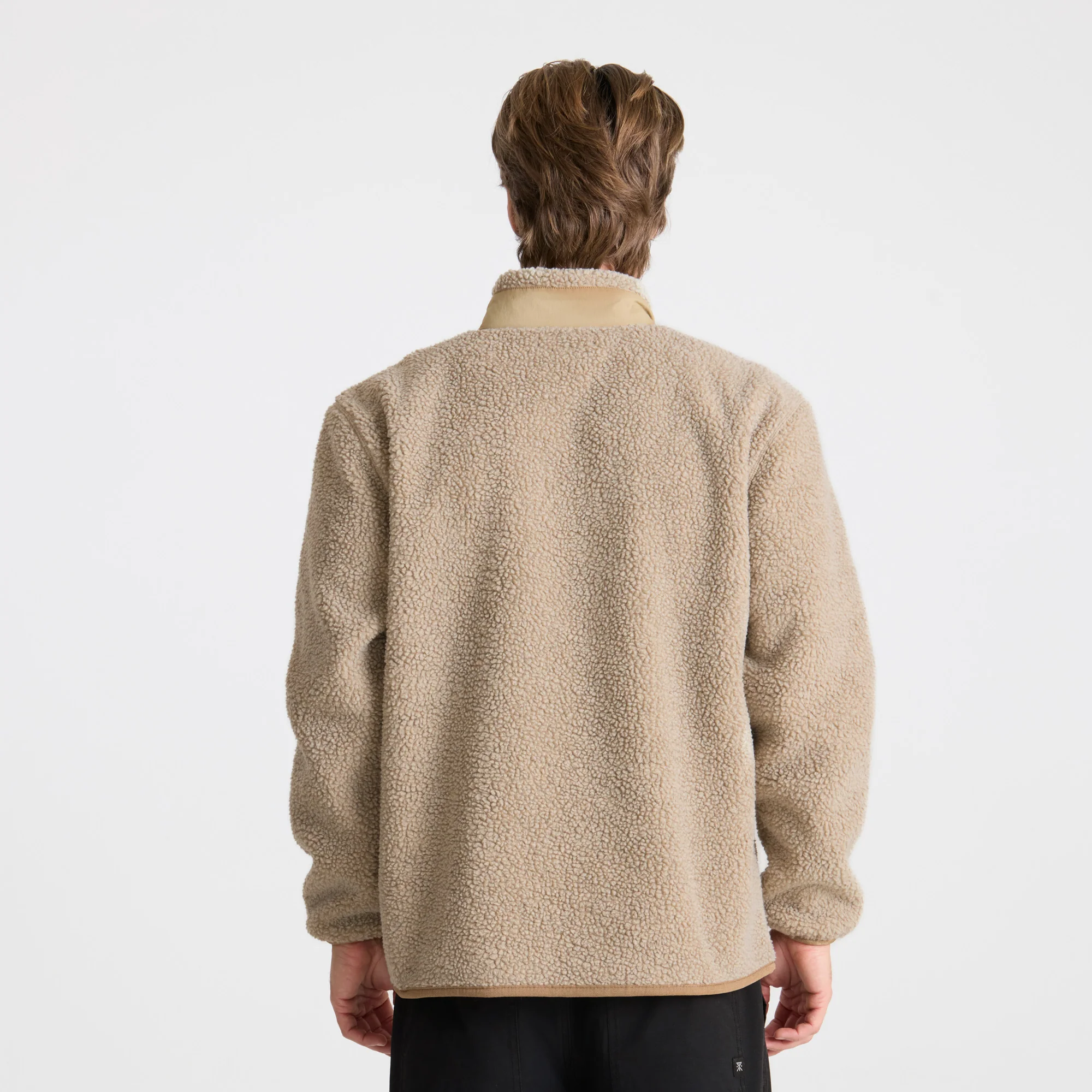 Campover Fleece Zip Jacket - Khaki - Image 6