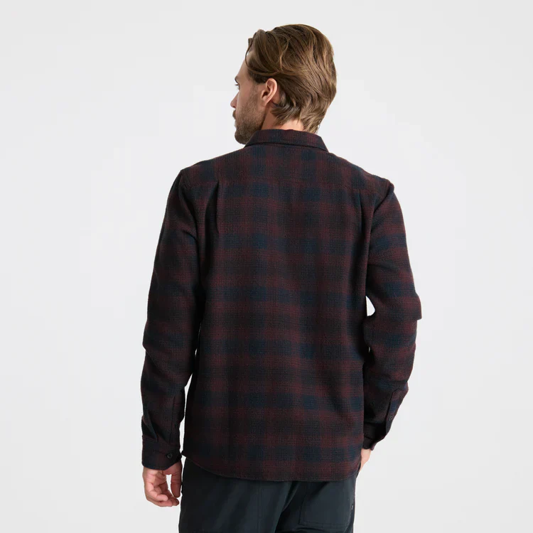 Crossroads Organic Cotton Flannel - Dark Brown - Image 4