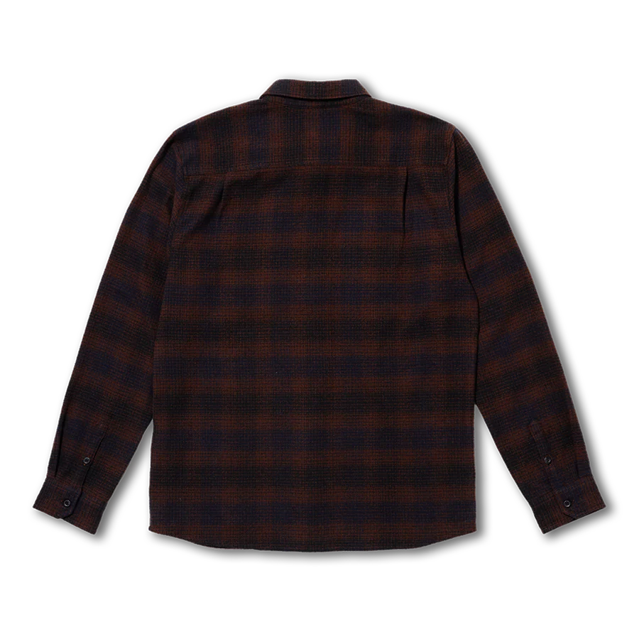 Crossroads Organic Cotton Flannel - Dark Brown - Image 6