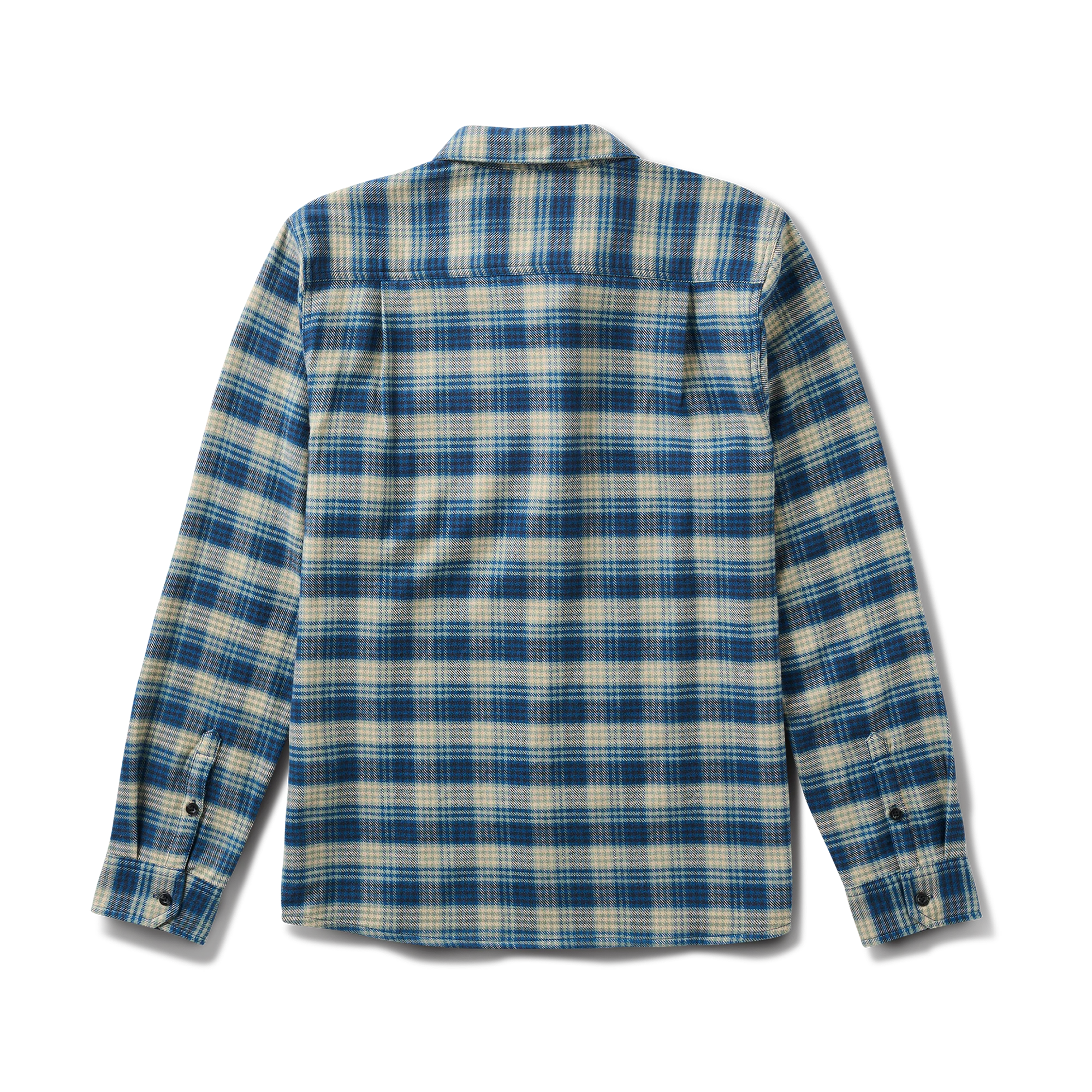 Crossroads Organic Cotton Flannel - Deep Blue - Image 11