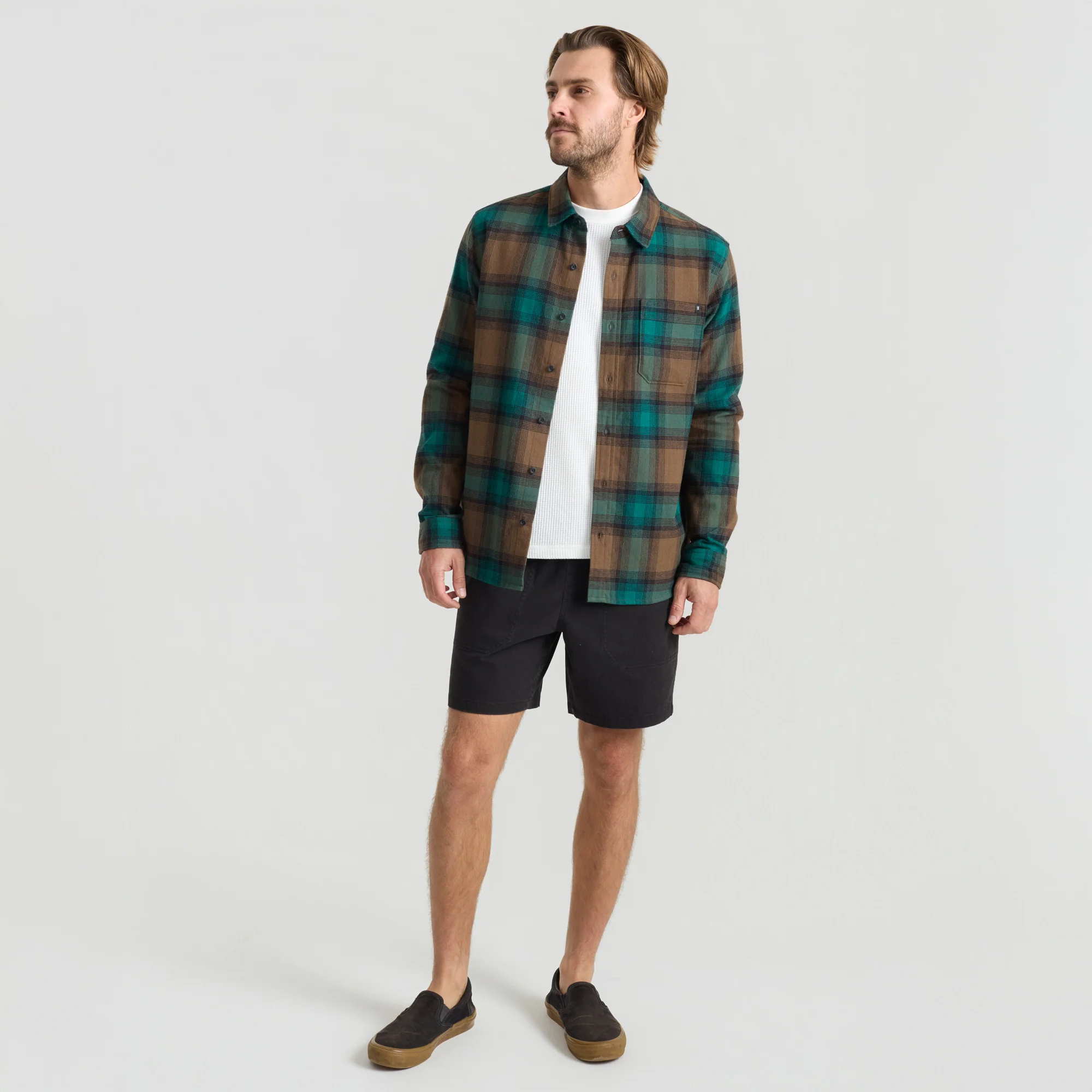Crossroads Organic Cotton Flannel - Mushroom - Image 3