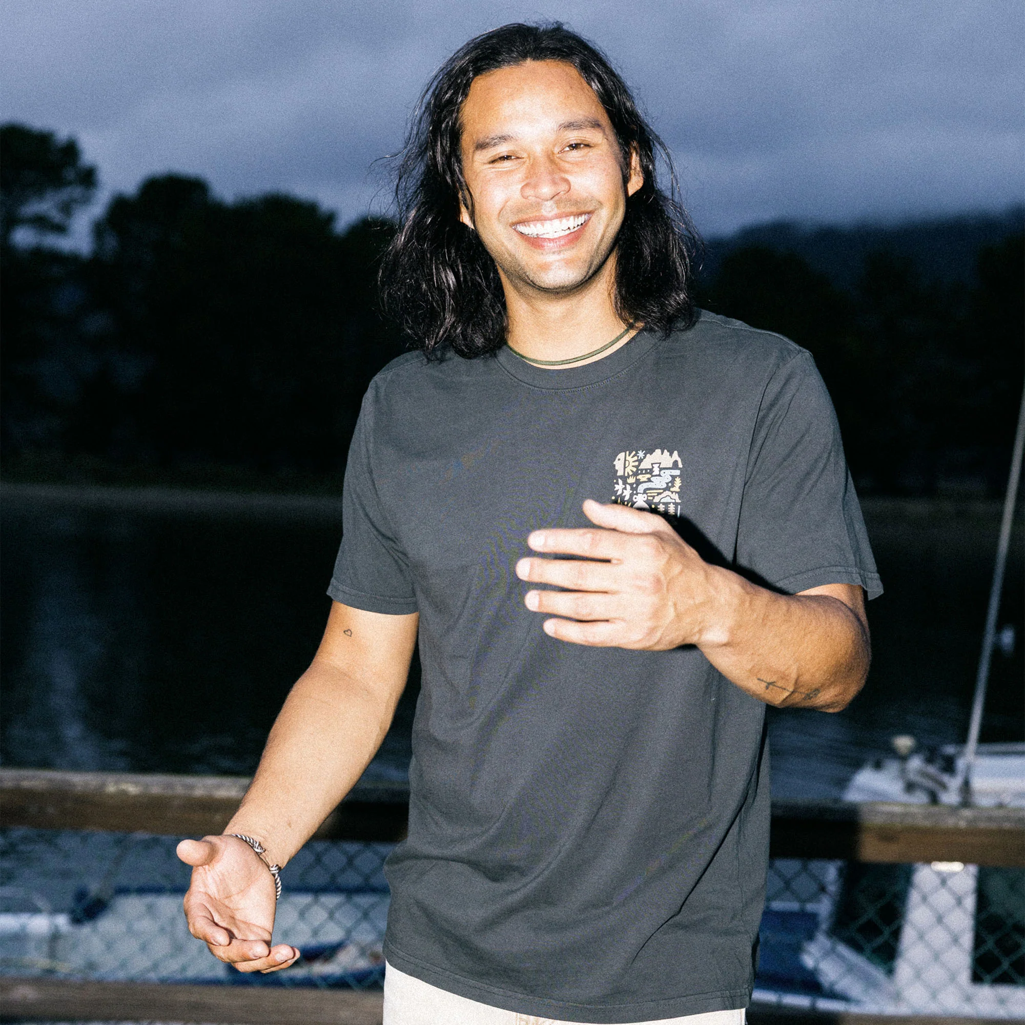 Enjoy Premium Tee - Black - Image 2