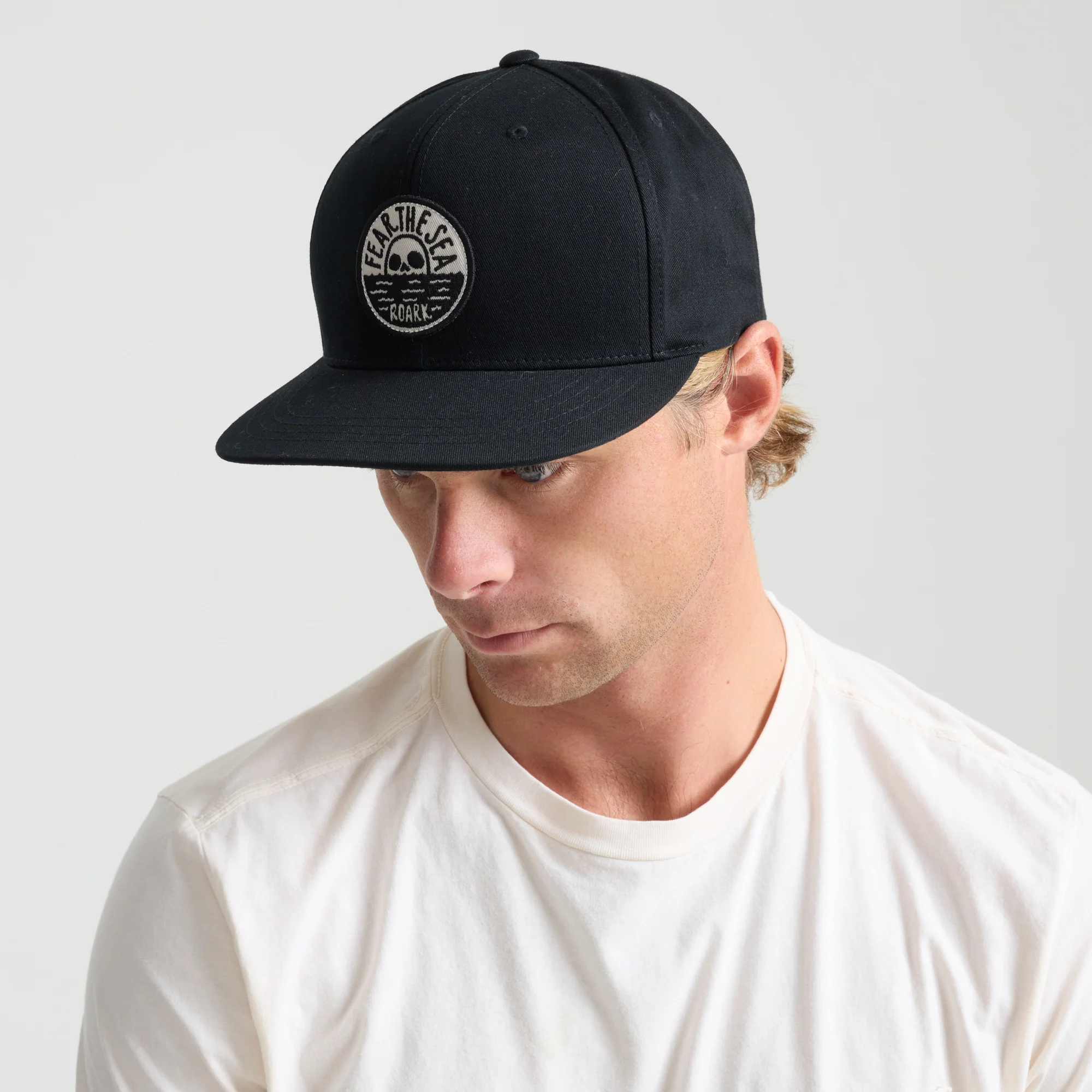 Fear The Sea Snapback Hat - Black - Image 5
