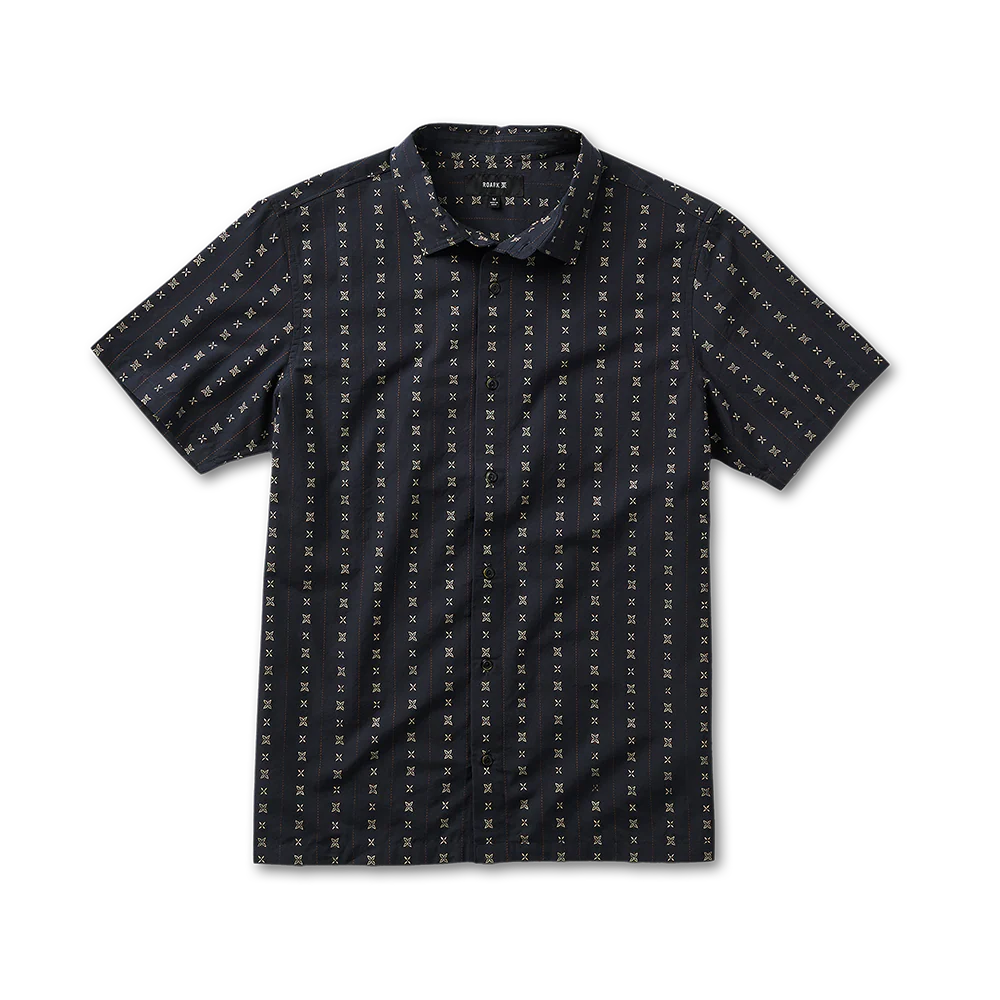 Gonzo Short Sleeve Button Up Shirt - Dark Navy