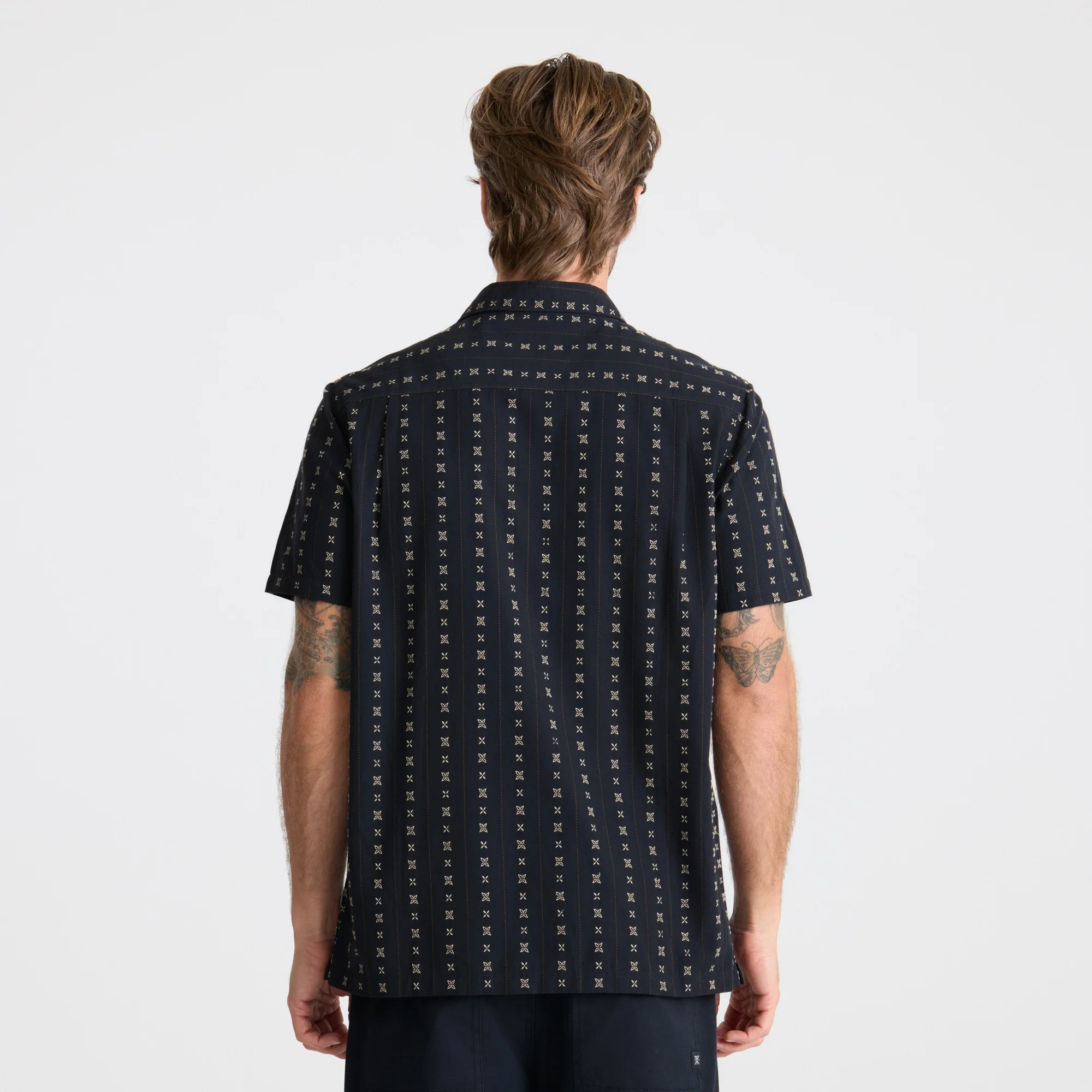 Gonzo Short Sleeve Button Up Shirt - Dark Navy - Image 5