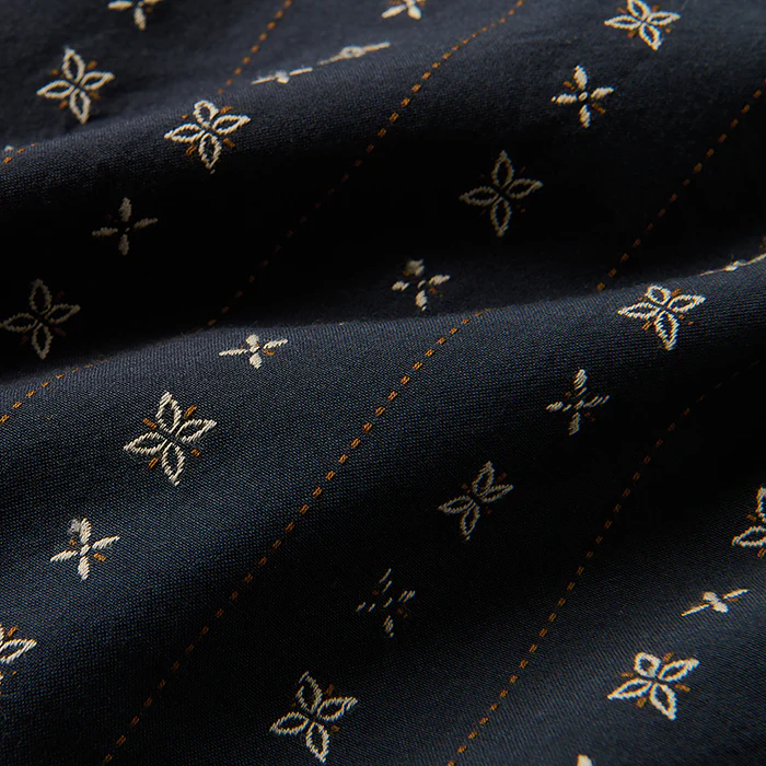 Gonzo Short Sleeve Button Up Shirt - Dark Navy - Image 9