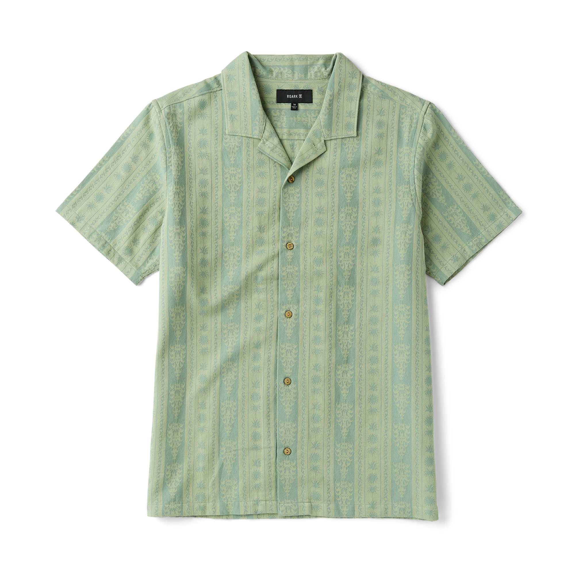 Gonzo Short Sleeve Button Up Shirt - Dusty Green