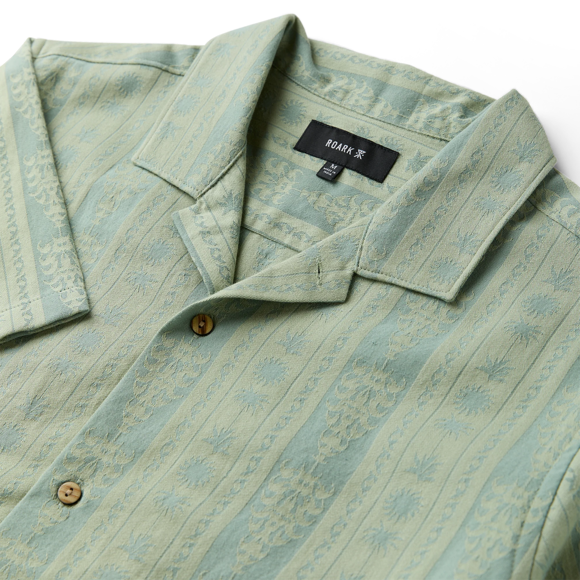 Gonzo Short Sleeve Button Up Shirt - Dusty Green - Image 6