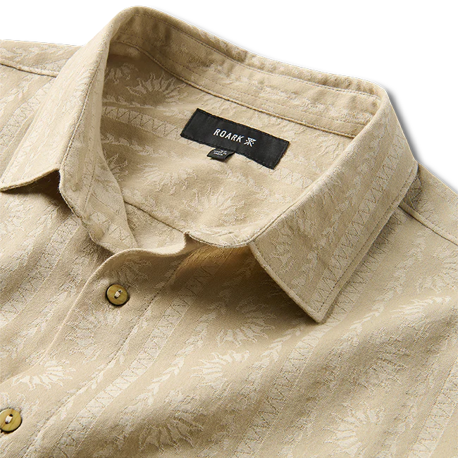 Gonzo Short Sleeve Button Up Shirt - Fossil - Image 8