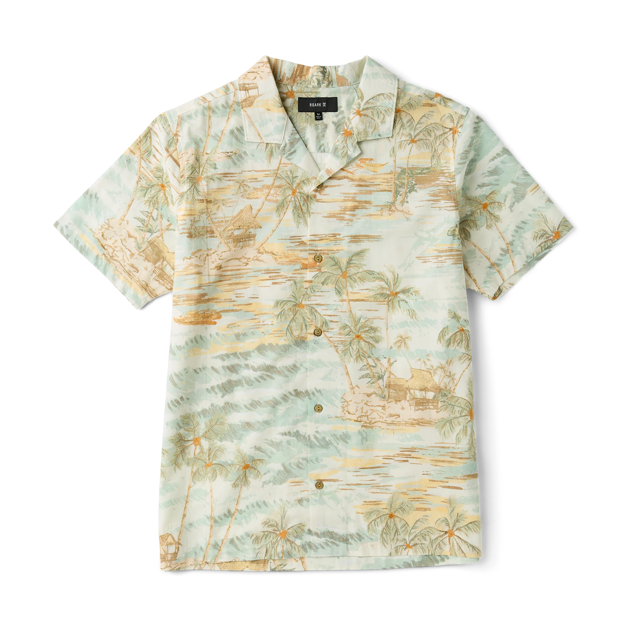 Gonzo Short Sleeve Button Up Shirt - Seafoam