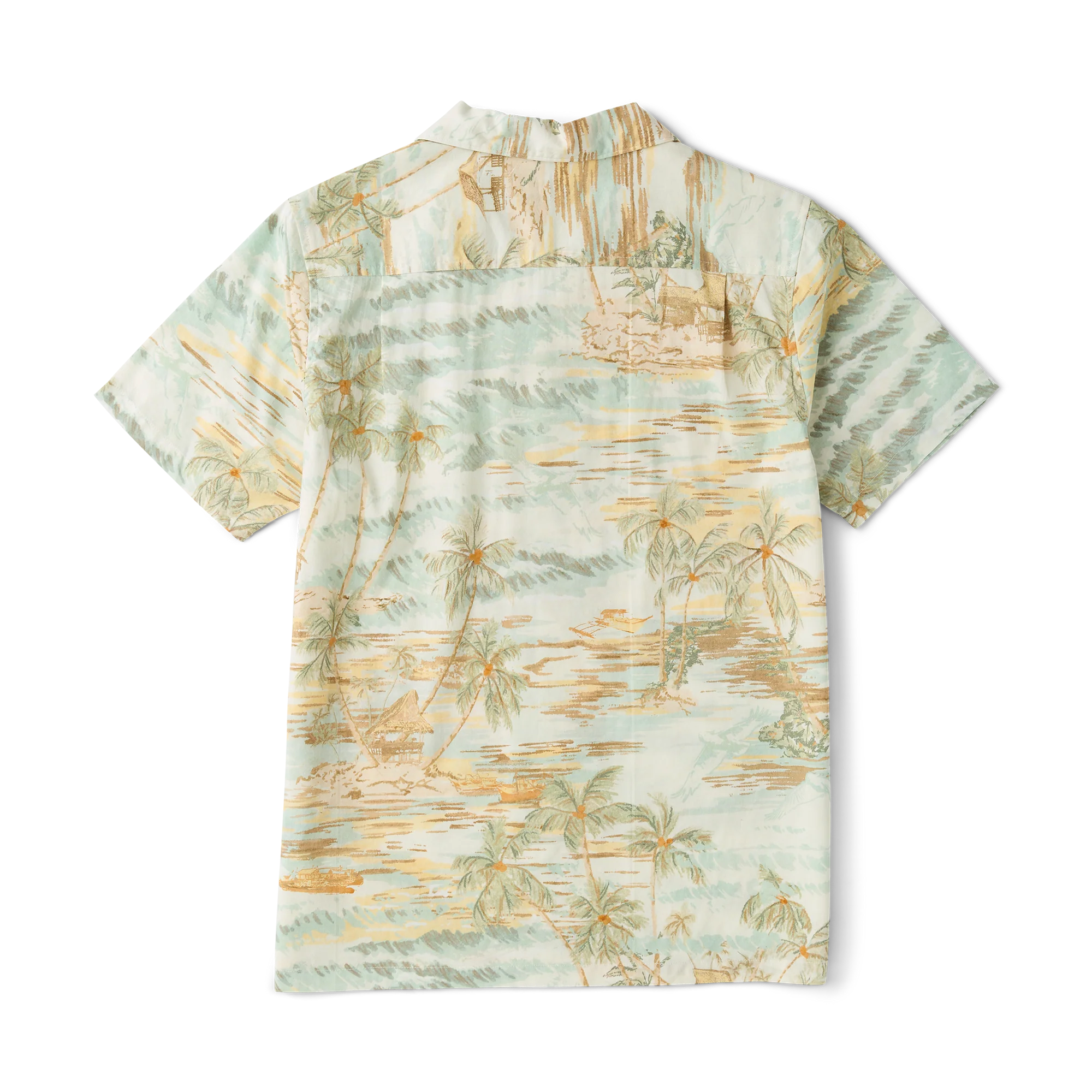 Gonzo Short Sleeve Button Up Shirt - Seafoam - Image 4