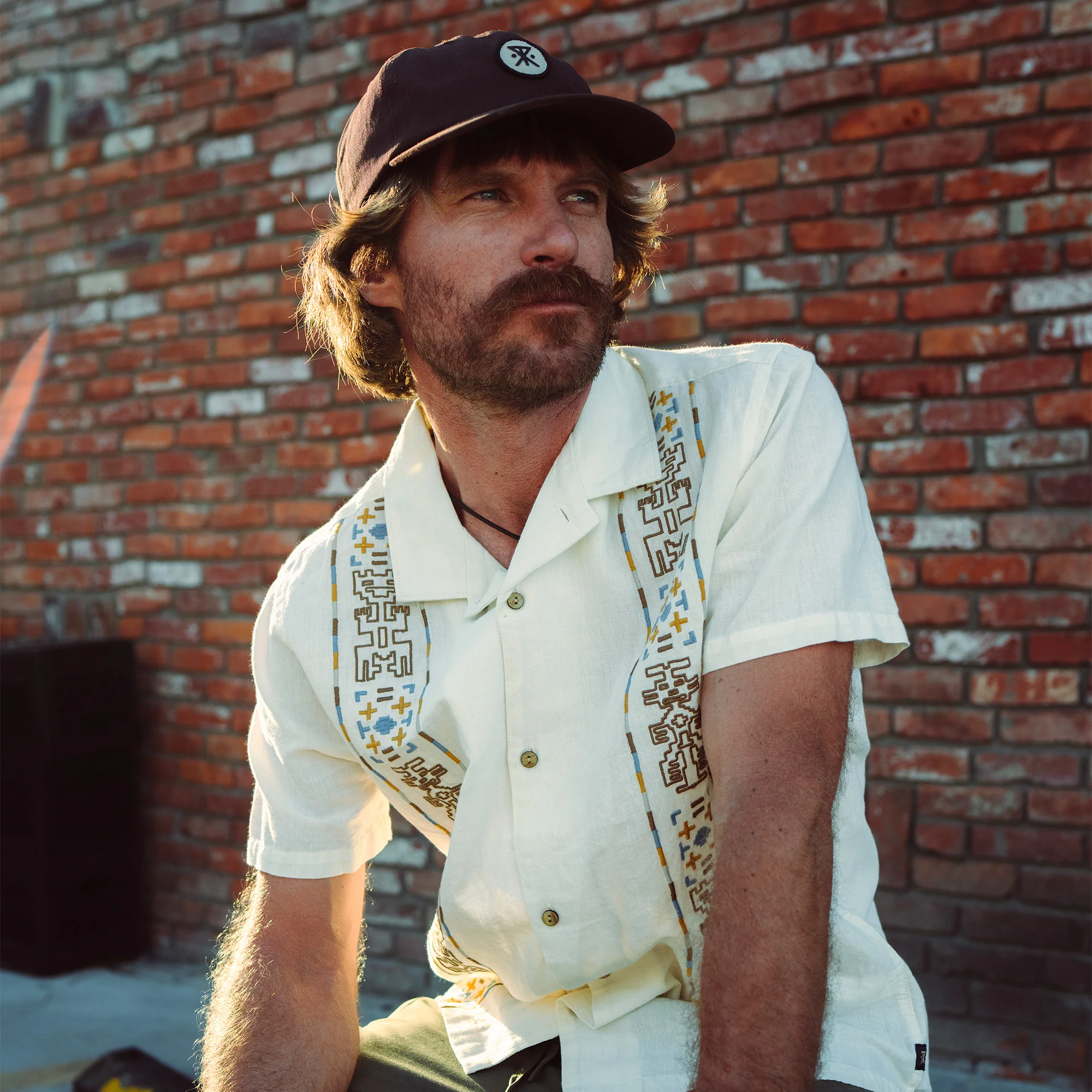 Gonzo Camp Button Up Shirt - Ivory - Image 2