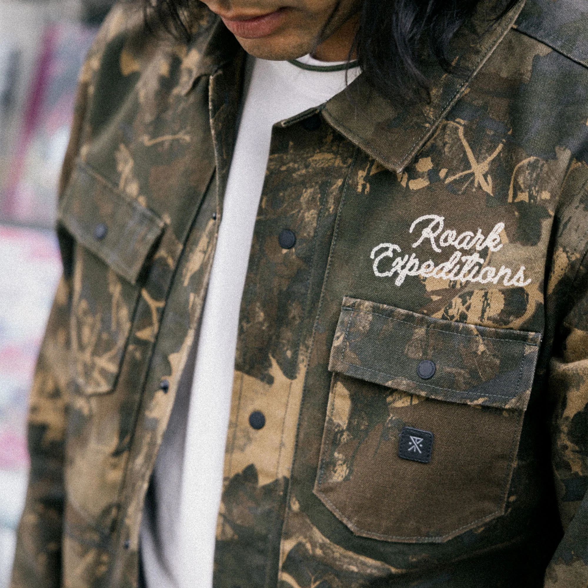 Hebrides Unlined Jacket - Camo - Image 4