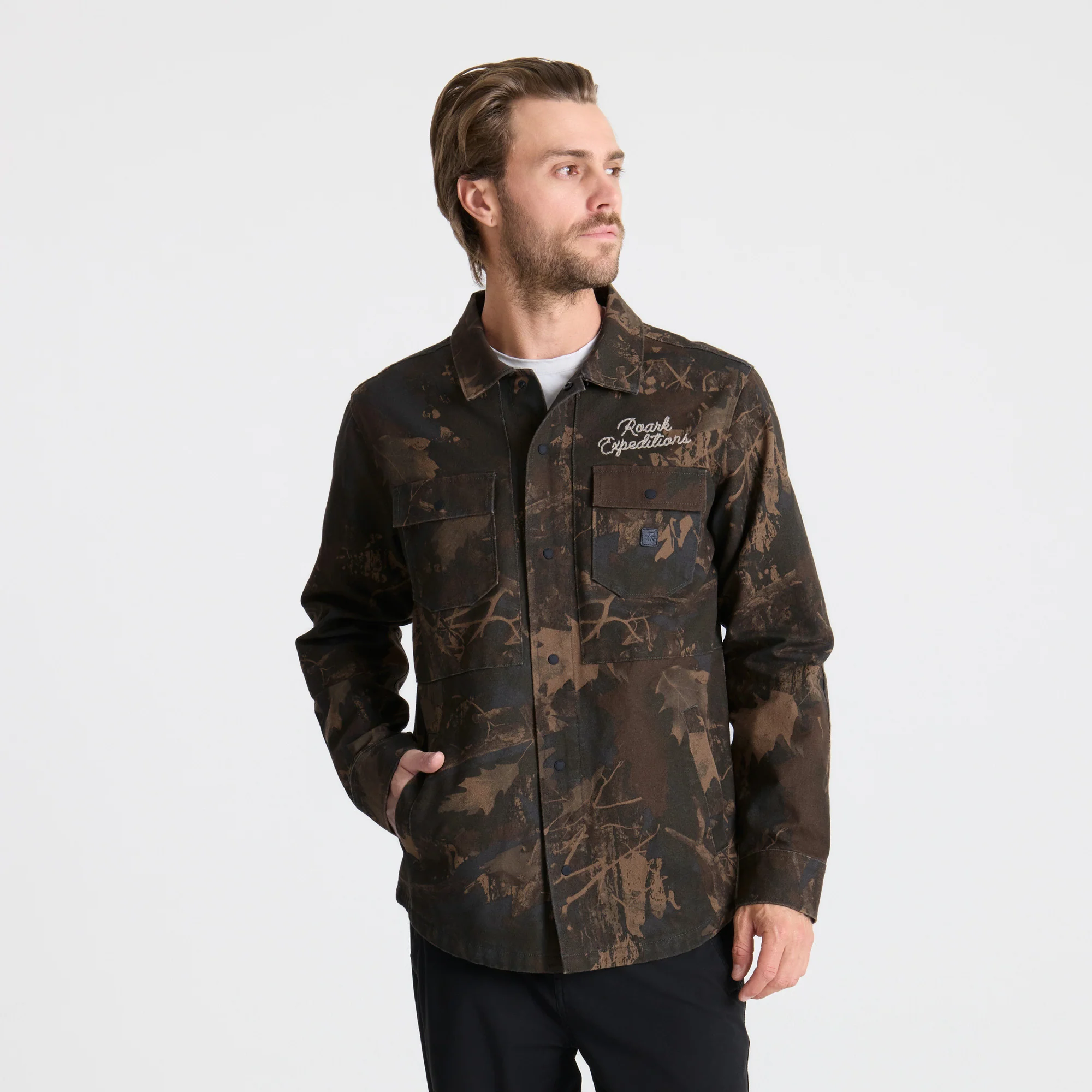 Hebrides Unlined Jacket - Camo - Image 5